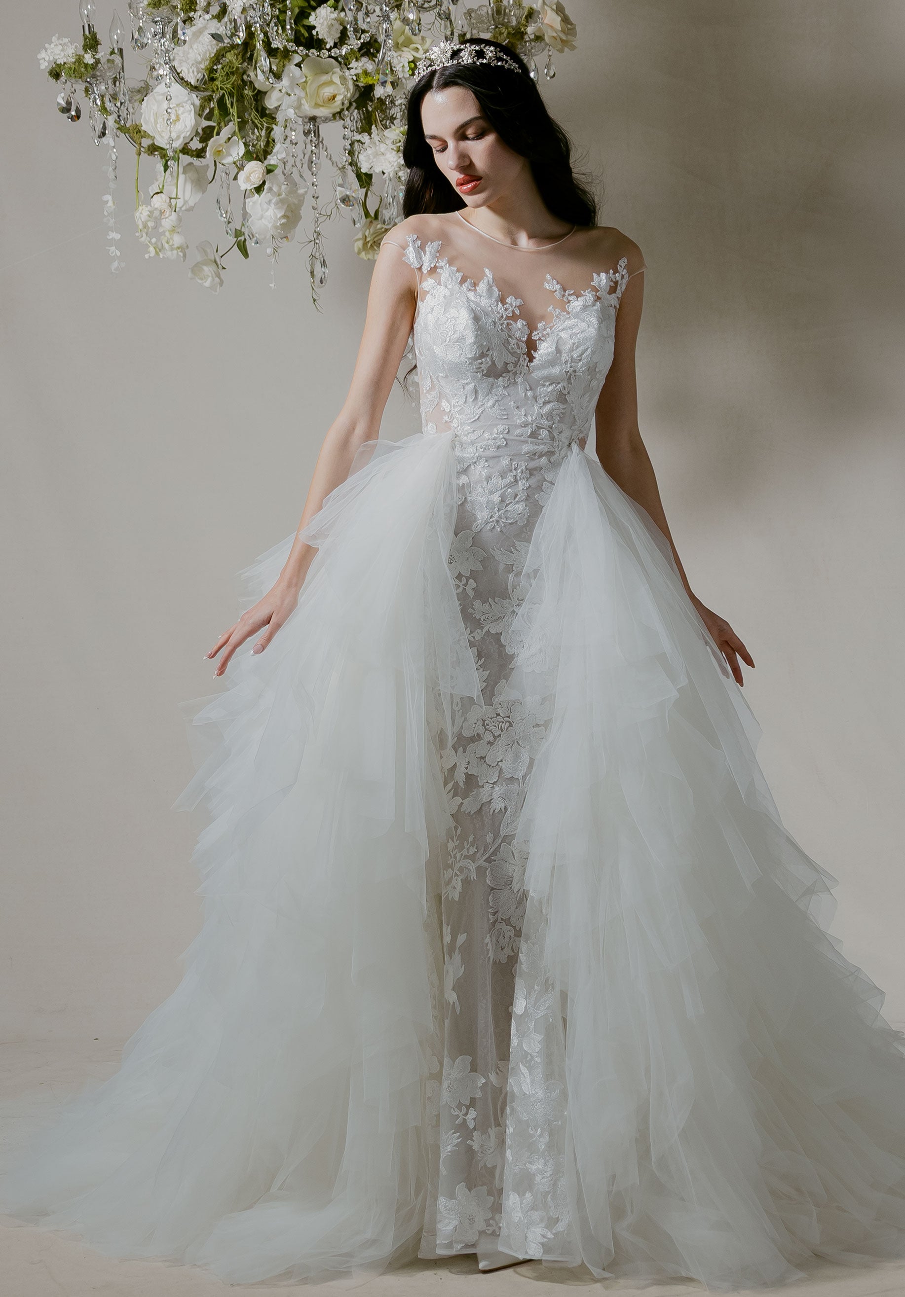 morilee-tiered-tulle-overskirt-braut-berrock image 1