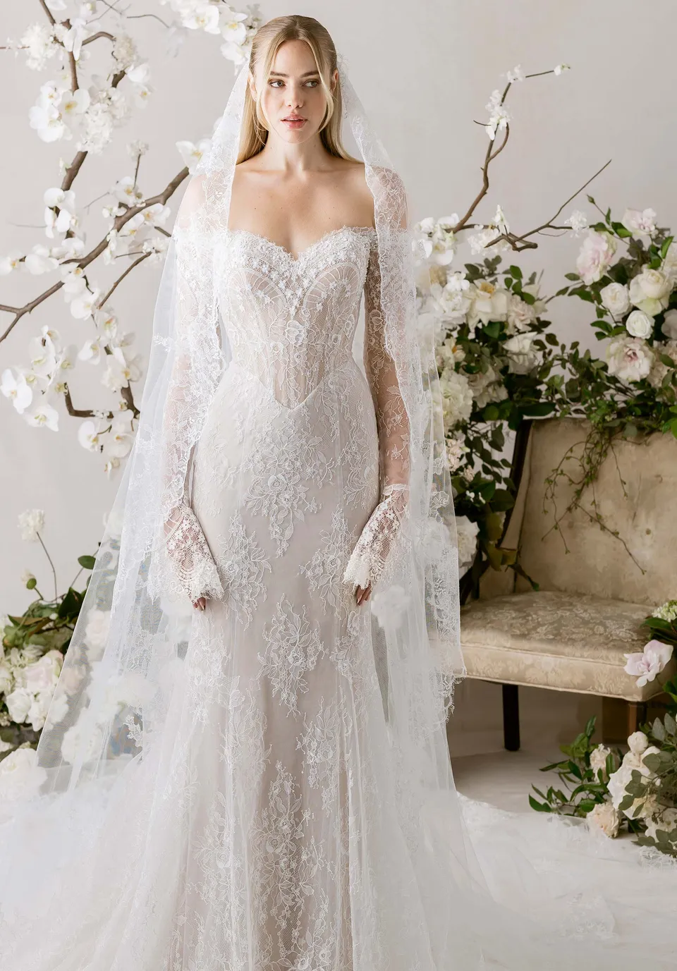morilee-natalie-brautkleid-fit-flare-spitze image 1