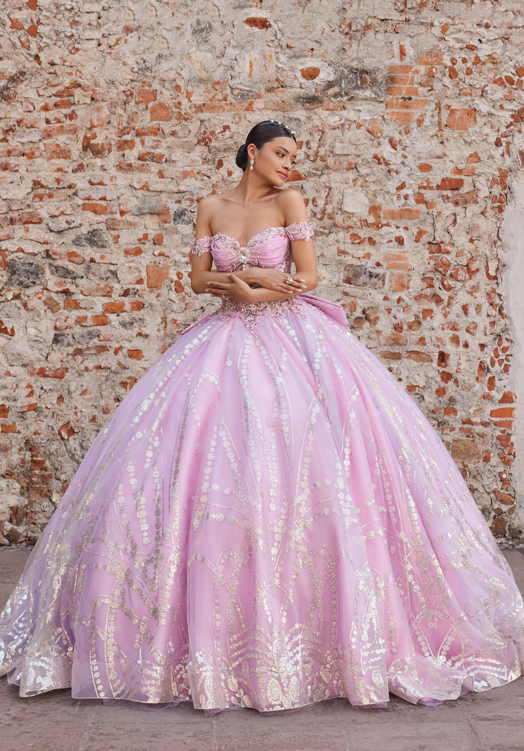 morilee-antonia-quincea-era-prinzessinnenkleid-mit-glitzer-t-ll image 3