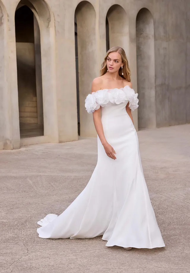 morilee-calliope-brautkleid-fit-flare-crepe-perlen image 1