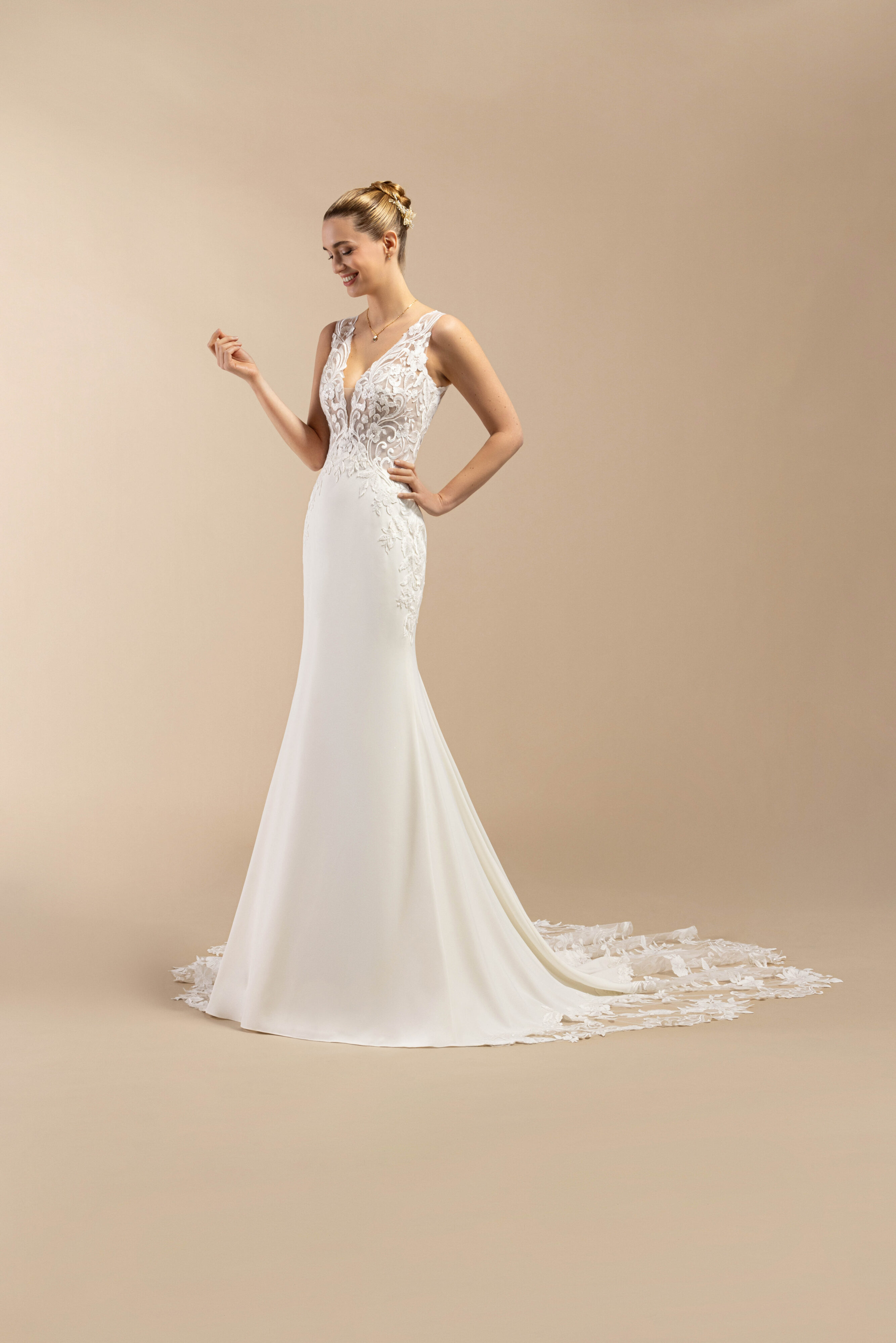 eglantine-b-a-brautkleid-ivoire-wei-gr-34-60 image 1