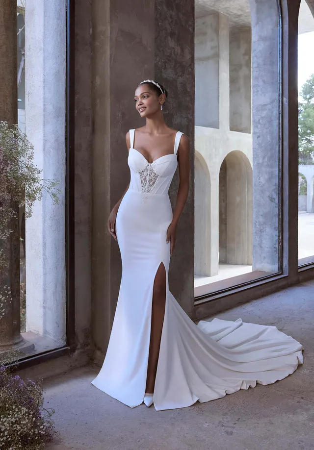 morilee-kore-brautkleid-spitze-mit-abnehmbaren-tr-gern image 1