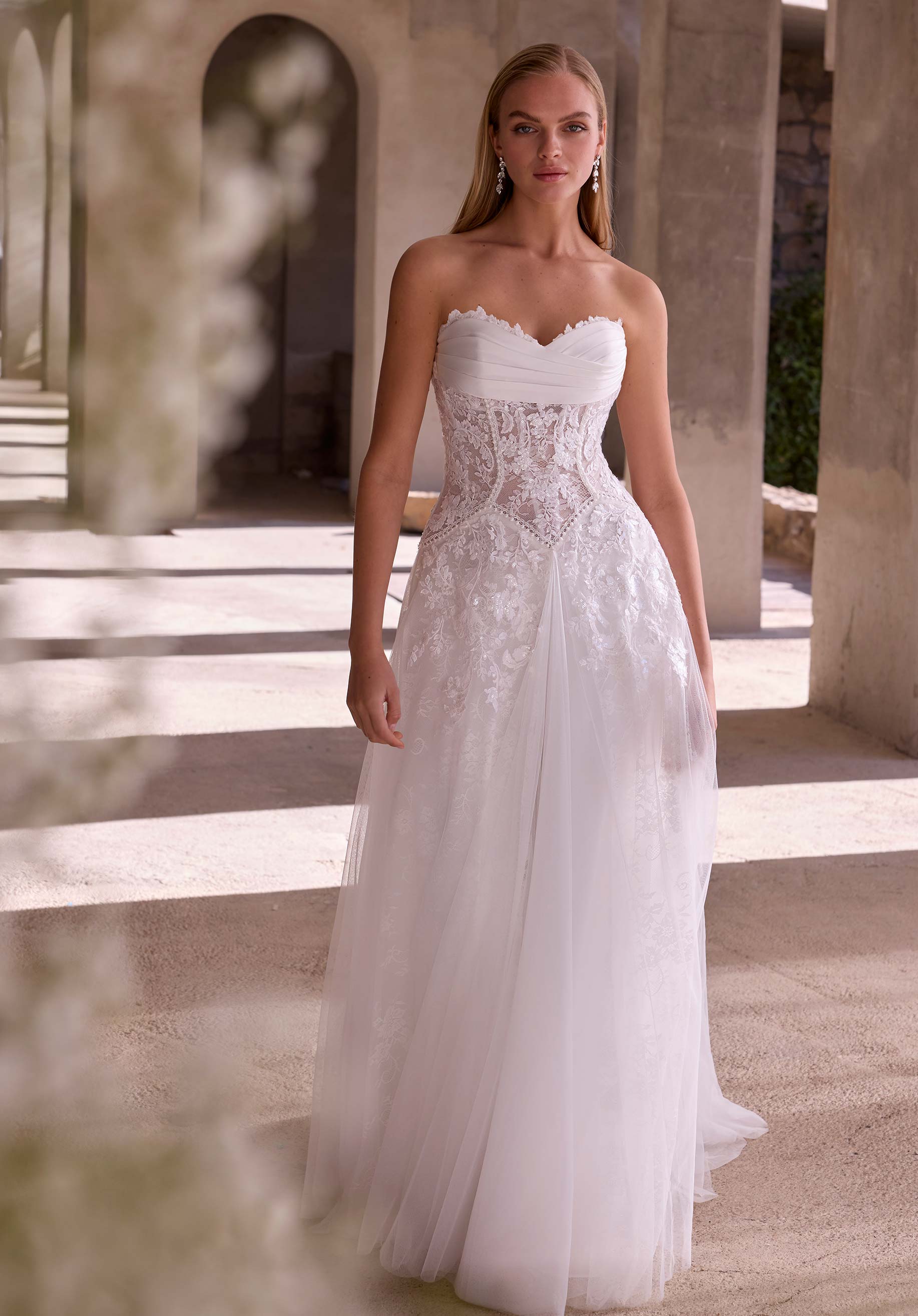 morilee-xenia-brautkleid-a-linie-t-ll-mit-abnehmbaren-satin-rmeln-ivory-honey image 6