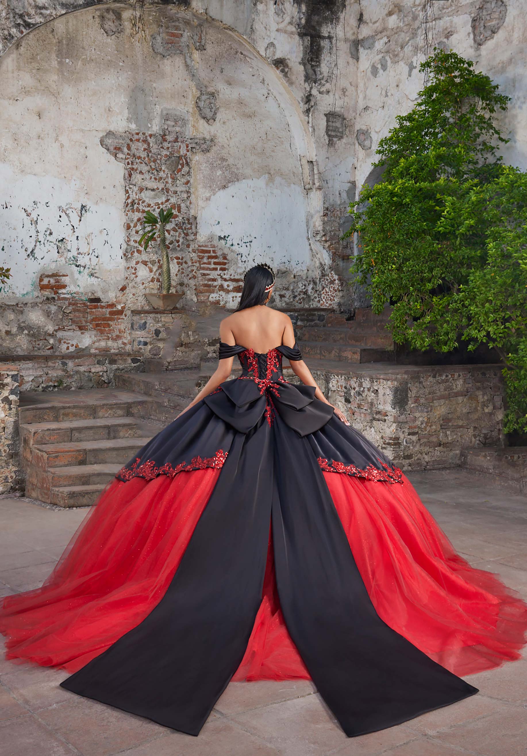 morilee-aracely-quincea-era-kleid-mit-glitzer-t-llrock image 3