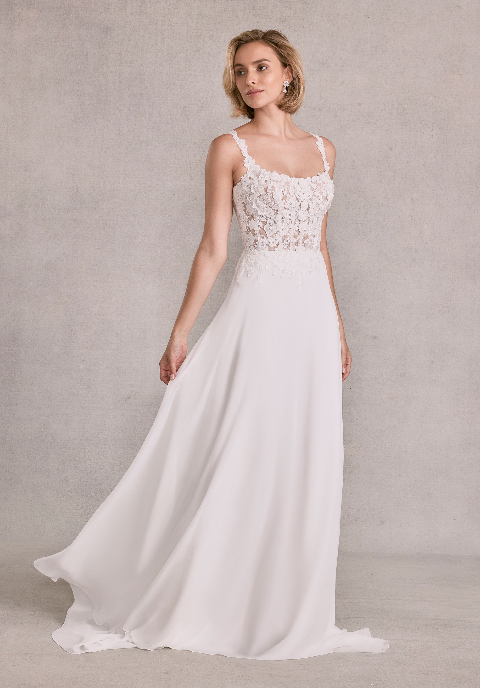 morilee-senna-brautkleid-a-linie-aus-wildflower-kollektion-florale-spitze-chiffo image 3
