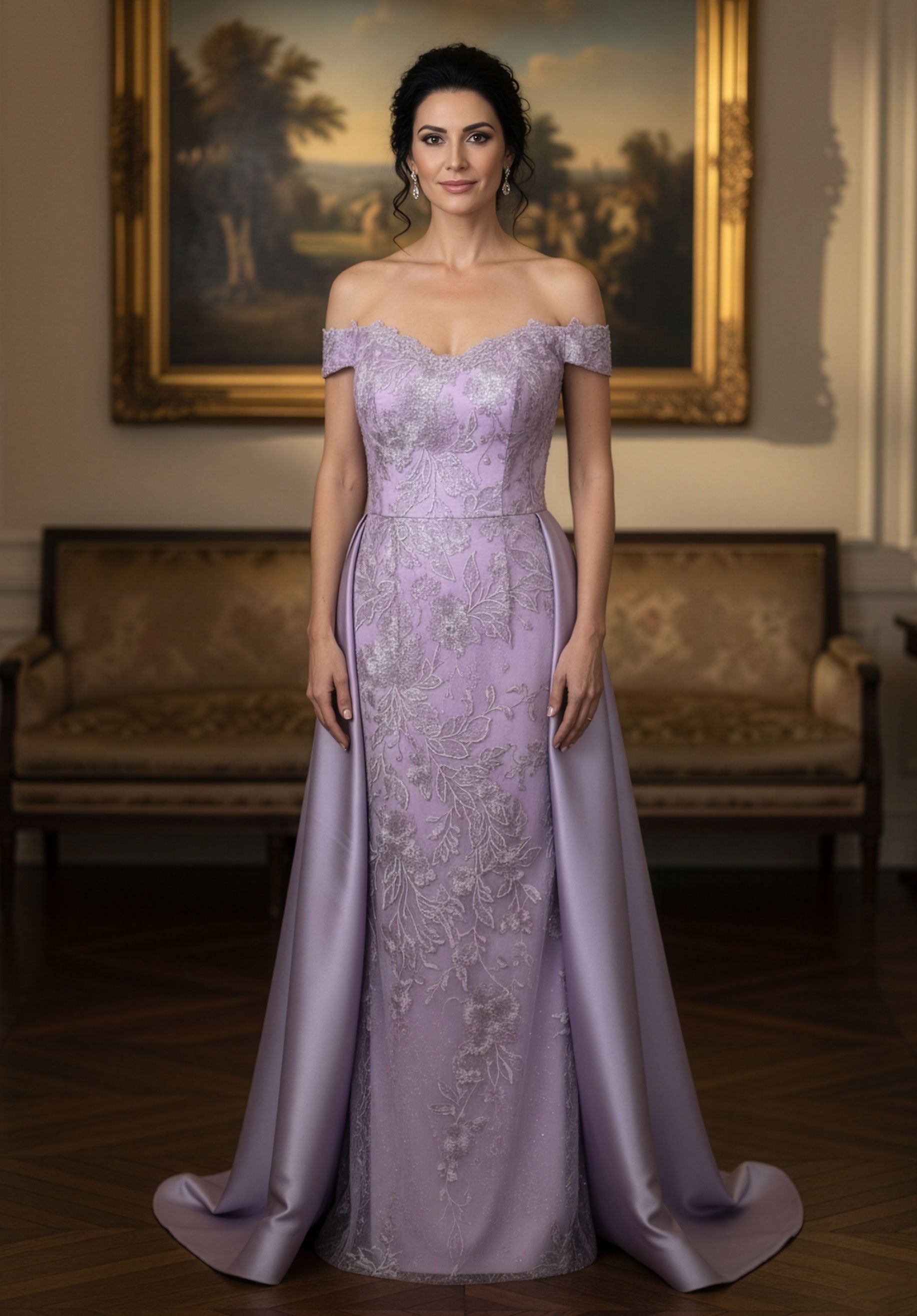 morilee-sweetheart-abendkleid-spitze-mit-abnehmbarem-mikado-berrock image 1