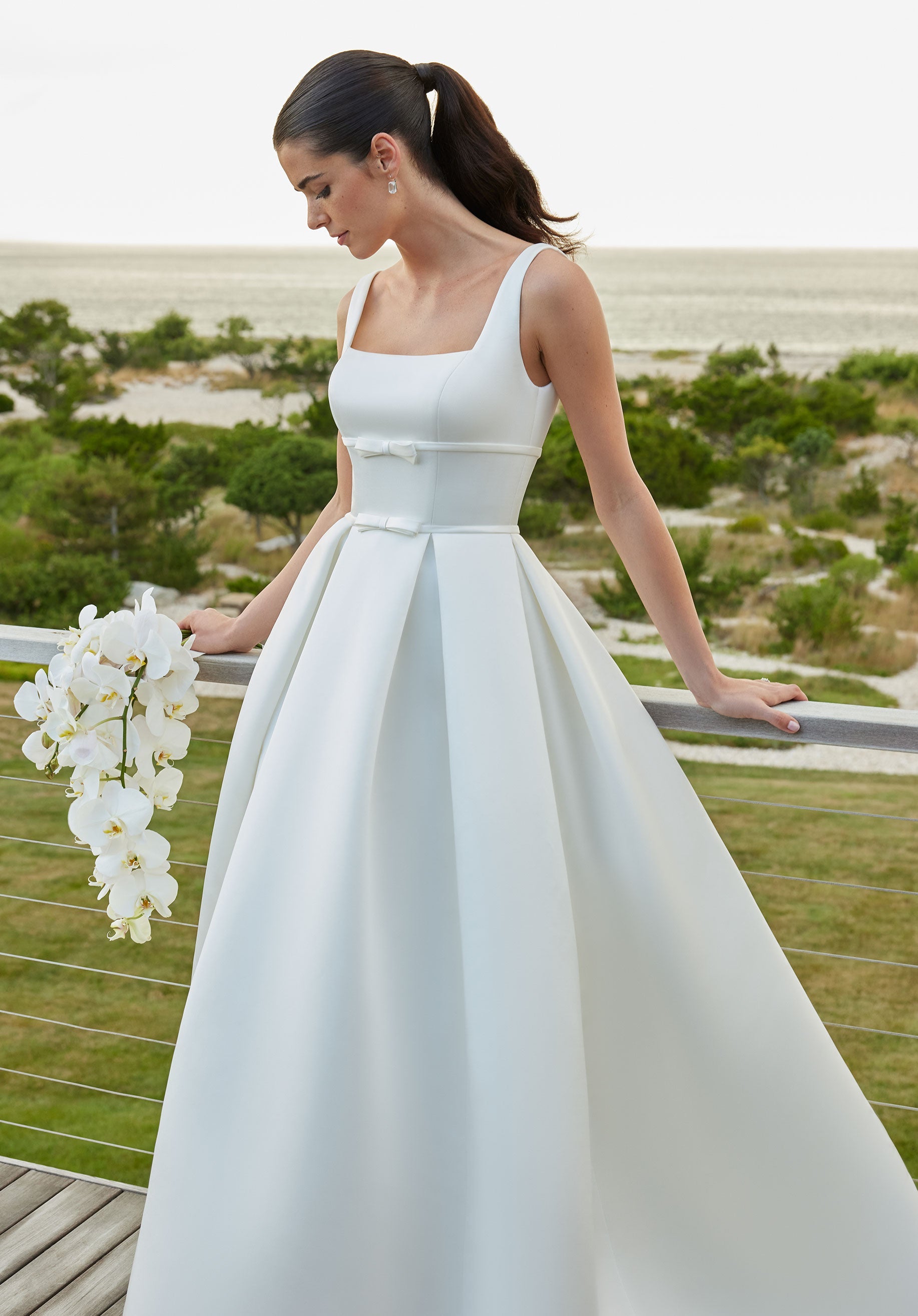 morilee-seline-brautkleid-a-linie-satin-ivory image 3
