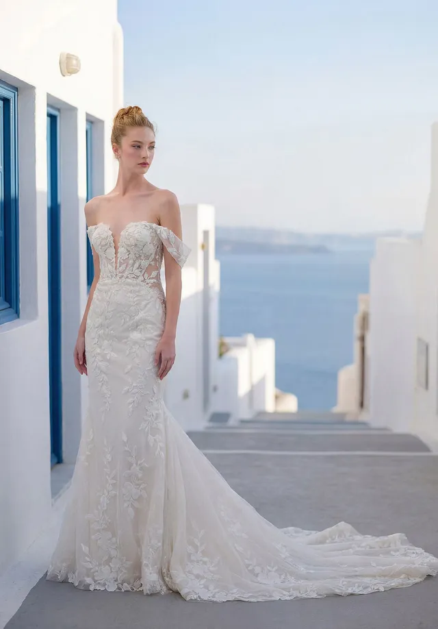 morilee-trystine-meerjungfrau-brautkleid-mit-t-ll-und-rmeln image 1
