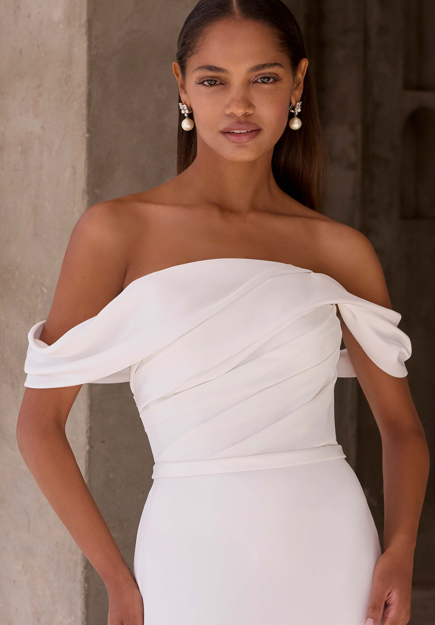 morilee-zoe-brautkleid-fit-and-flare-crepe-off-shoulder image 3