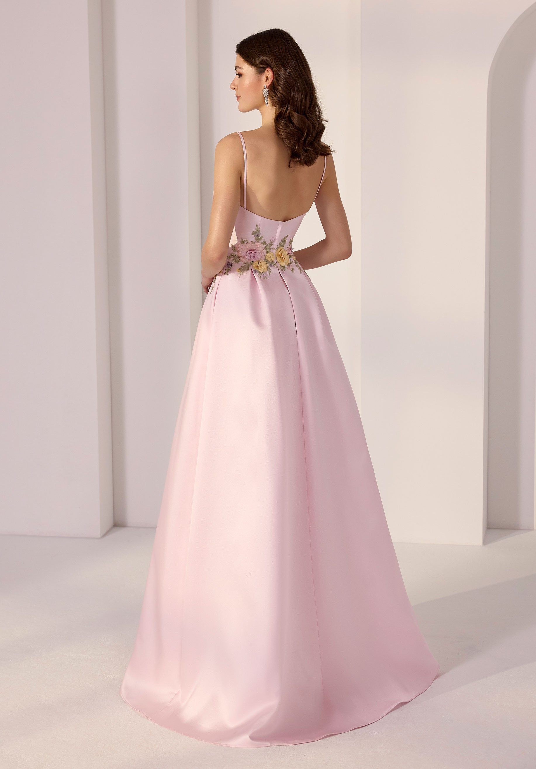 morilee-mikado-floral-a-linien-partykleid image 3