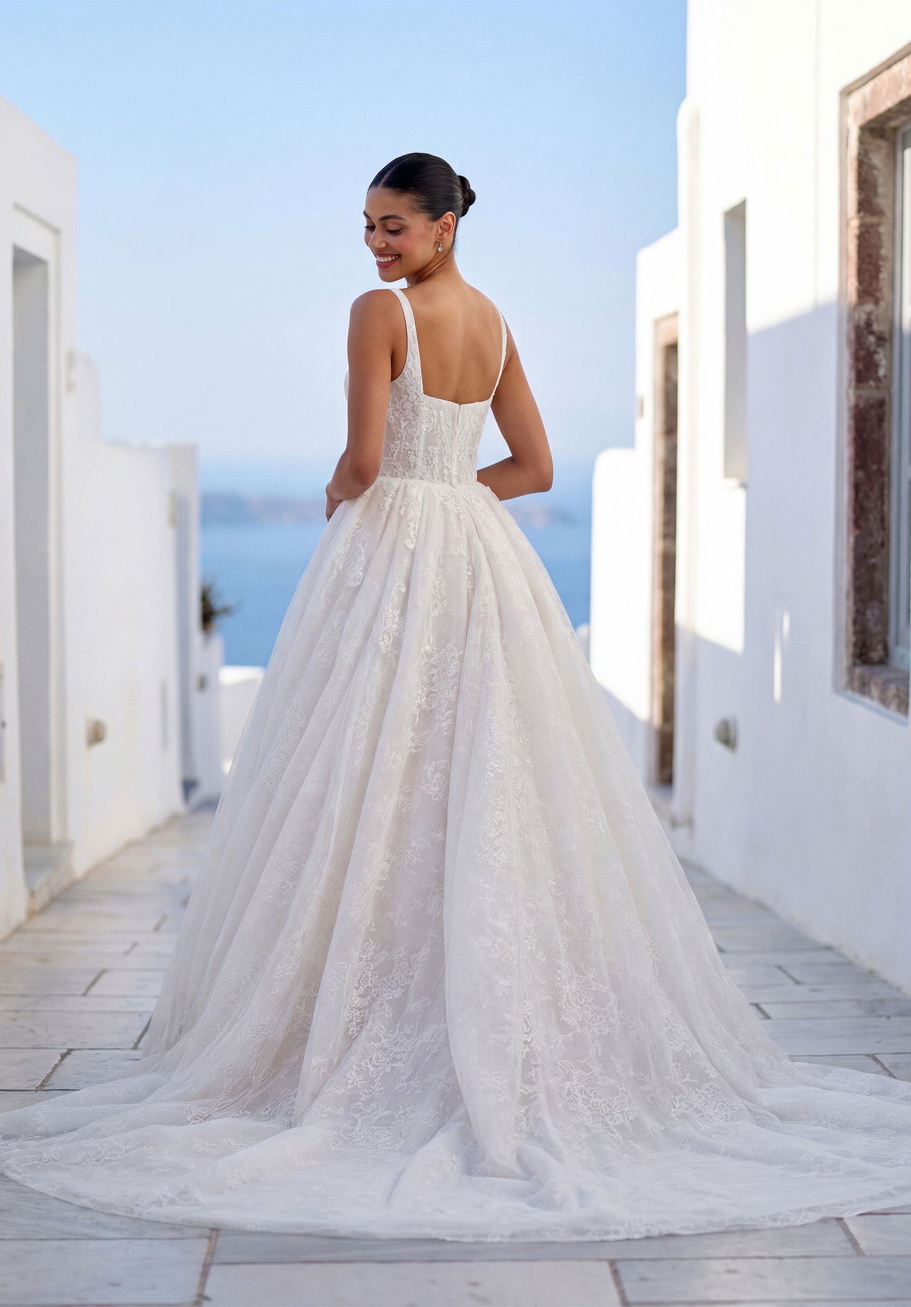 morilee-talis-brautkleid-ballgown-mit-chantilly-spitze image 3