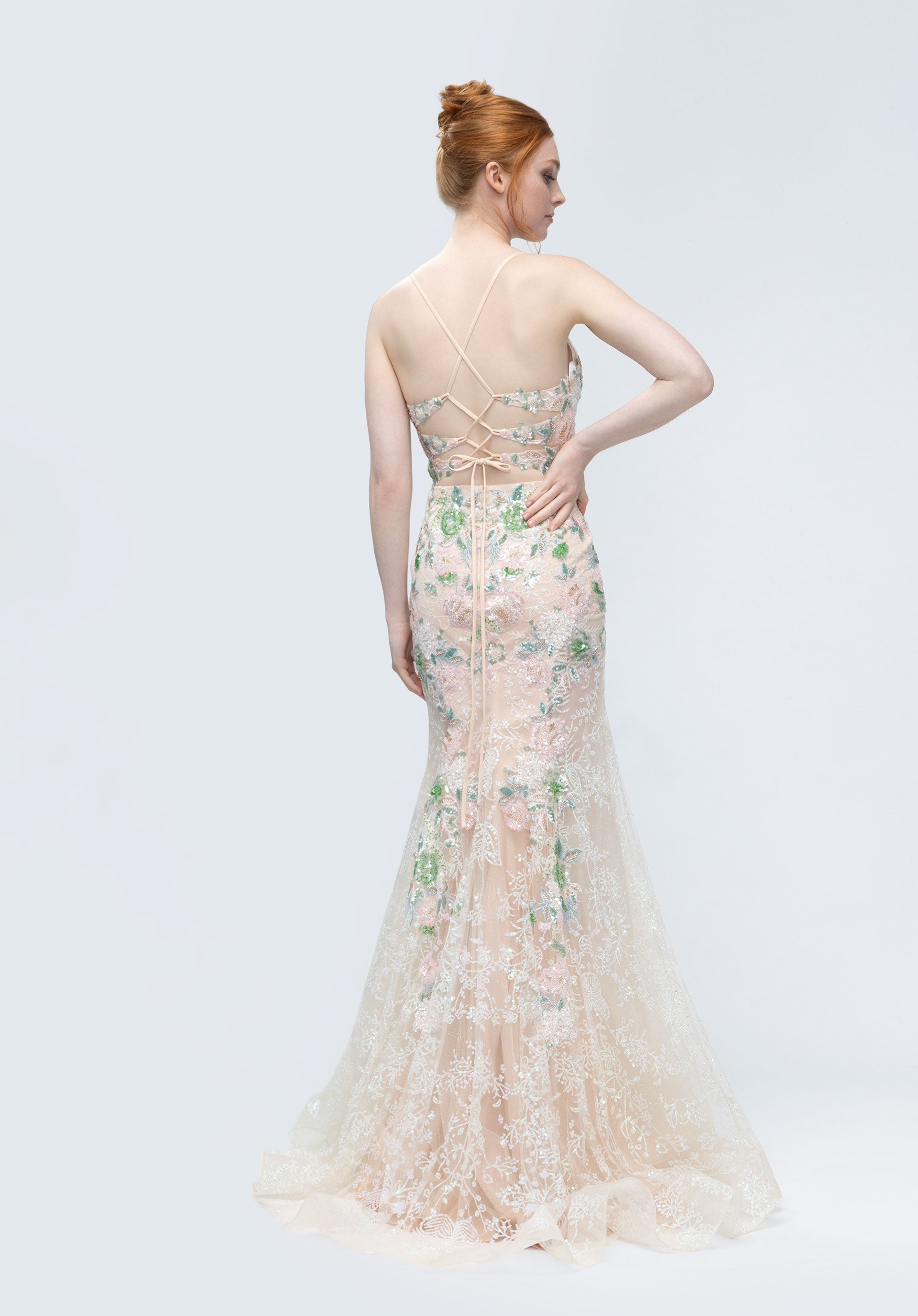 morilee-cat-eye-mermaid-partykleid-aus-glitzer-spitze-und-t-ll image 5