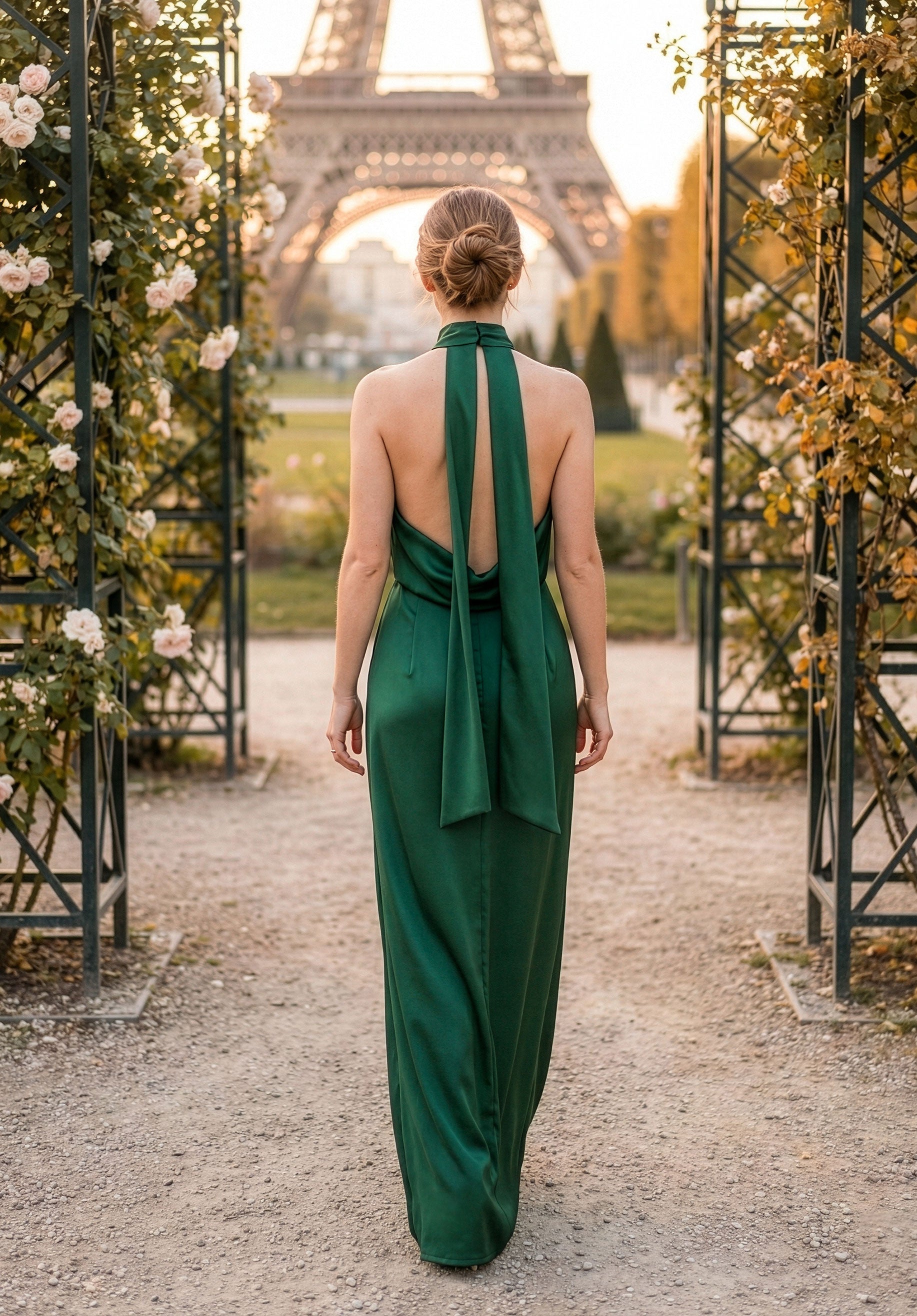 morilee-halter-cowl-neck-luxe-satin-fit-and-flare-brautjungfernkleid-mit-abnehmb image 3