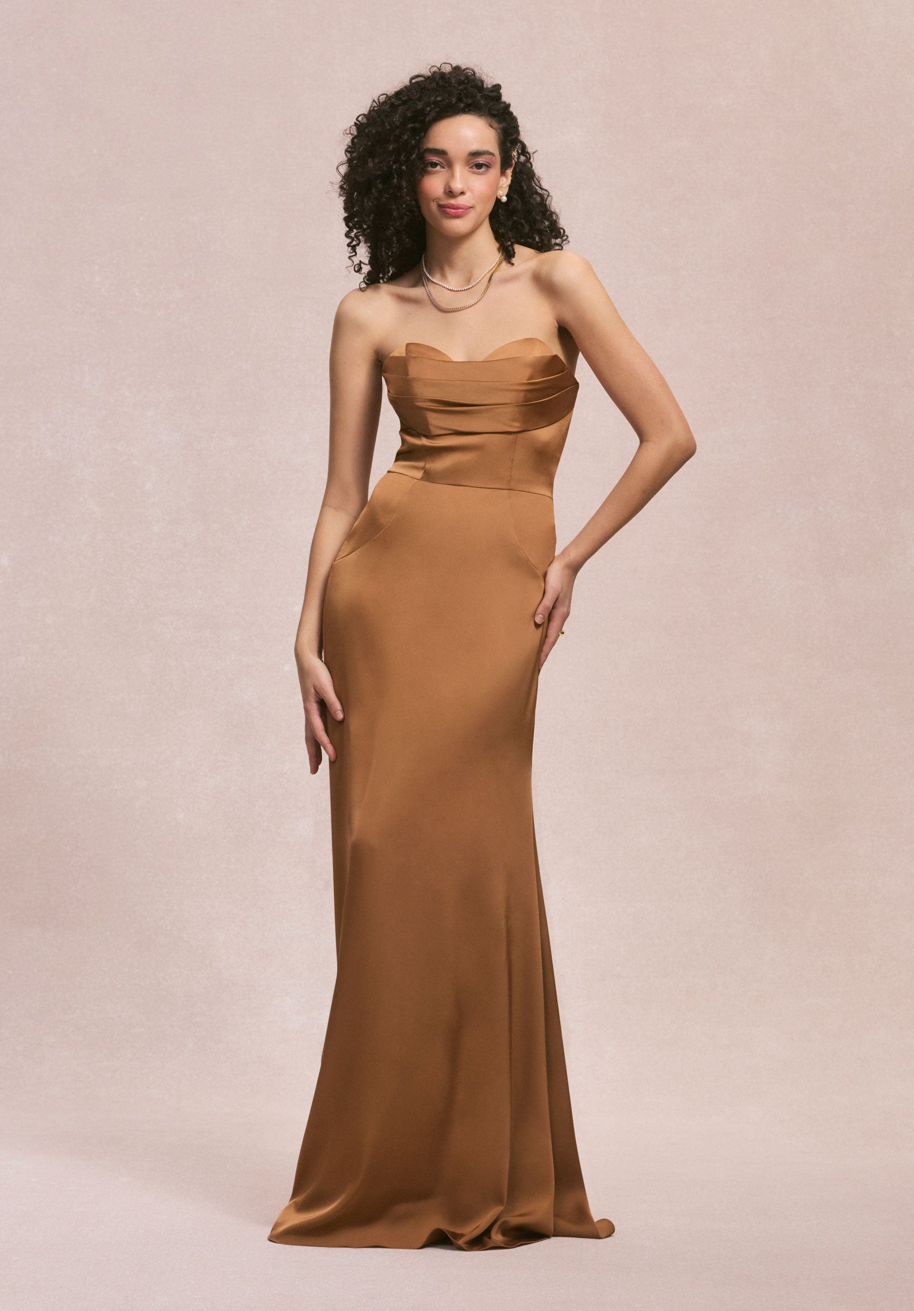 morilee-satin-brautjungfernkleid-sweetheart-mit-naht image 4