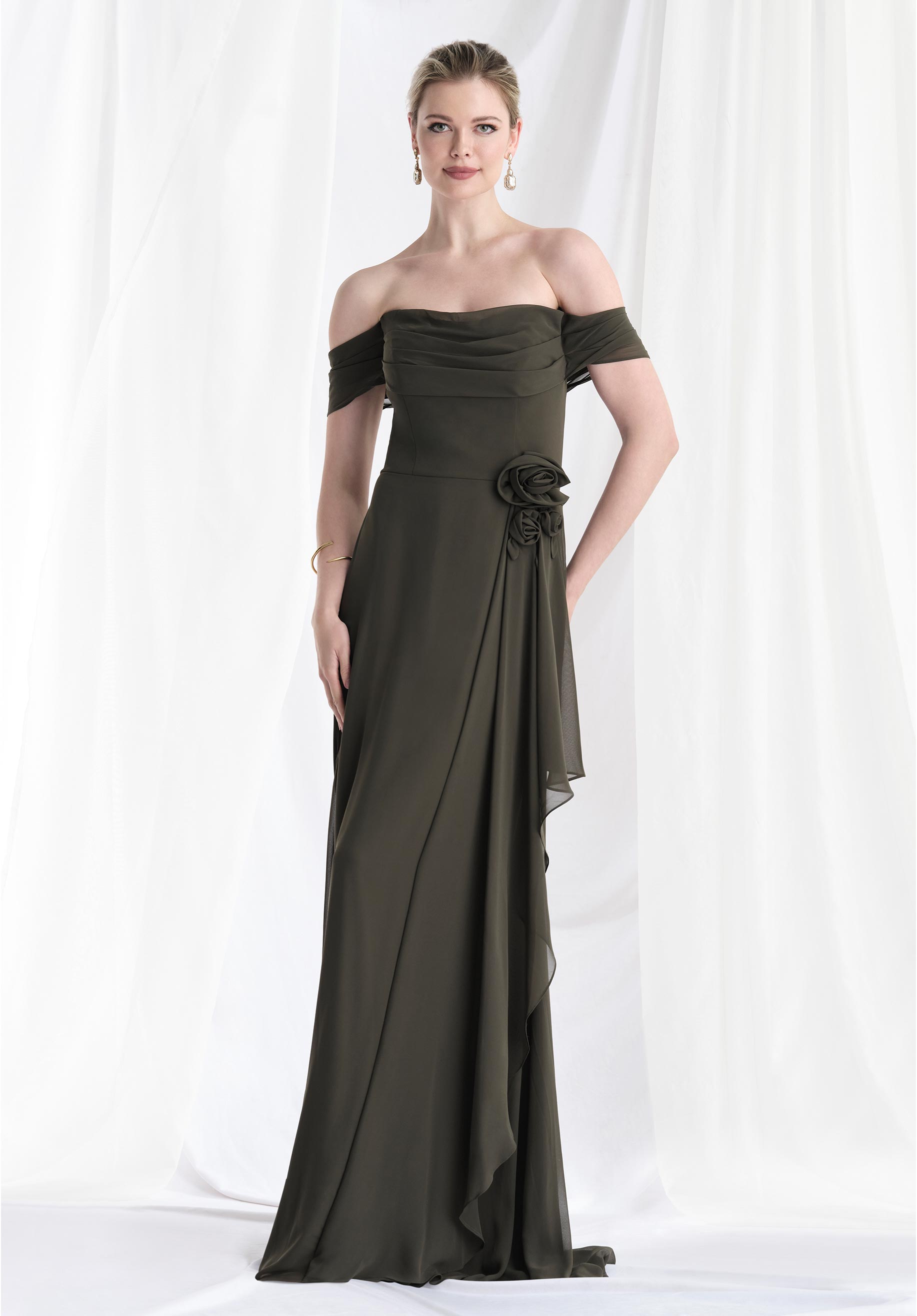 morilee-abendkleid-a-linie-chiffon-drapiert-mit-3d-blumen-off-shoulder image 3
