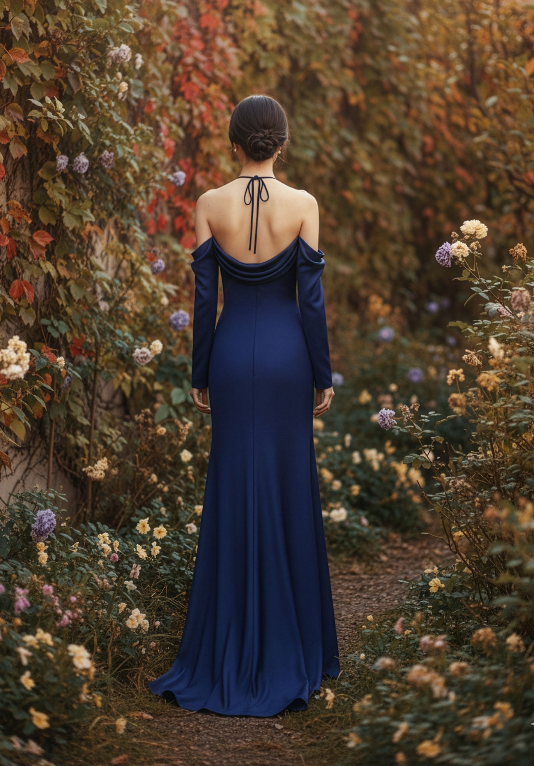 morilee-luxe-satin-brautjungfernkleid-halter-neck-mit-abnehmbaren-lang-rmeln image 3