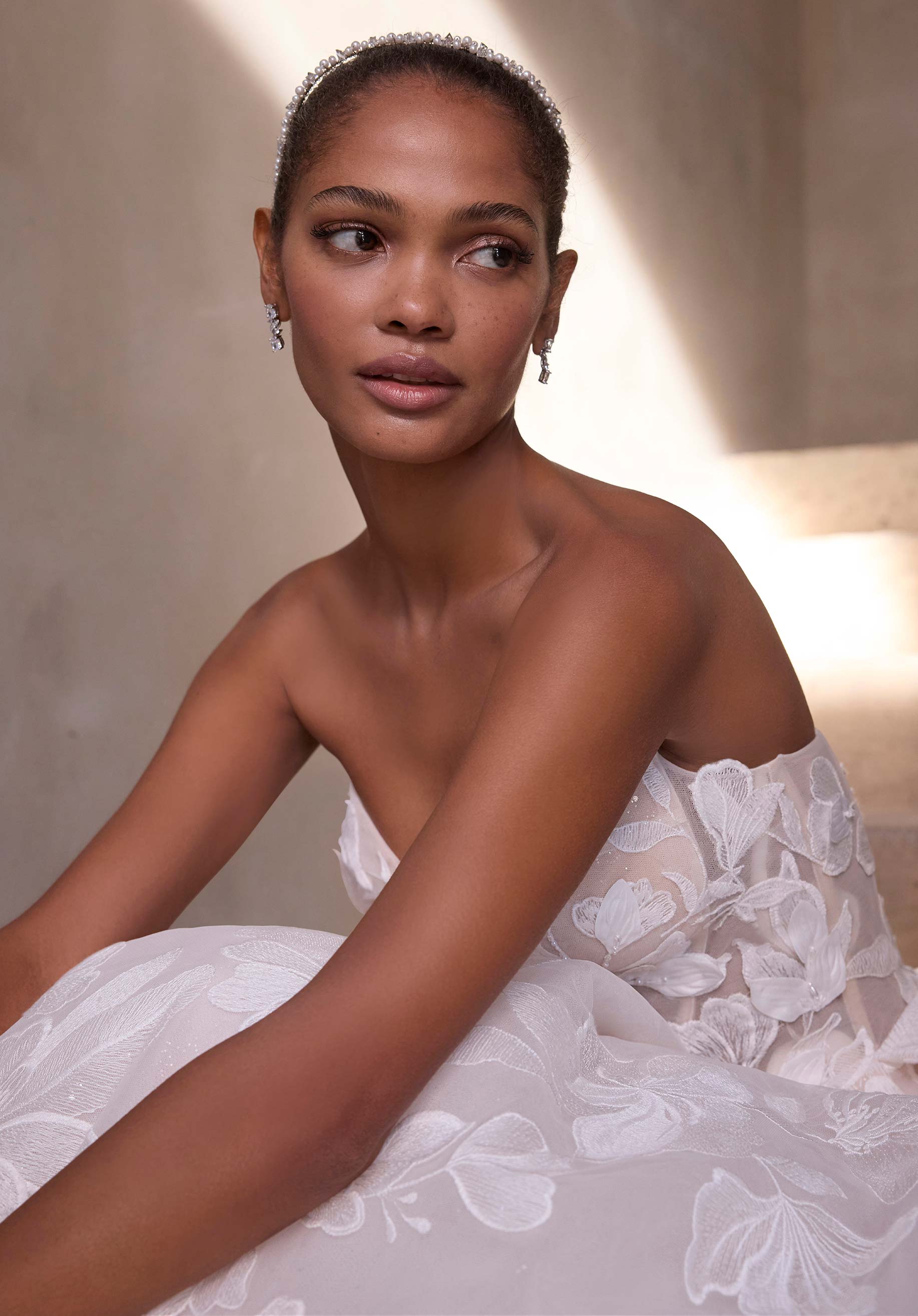 morilee-rodyn-t-ll-ballkleid-brautkleid-mit-puff-rmeln image 5