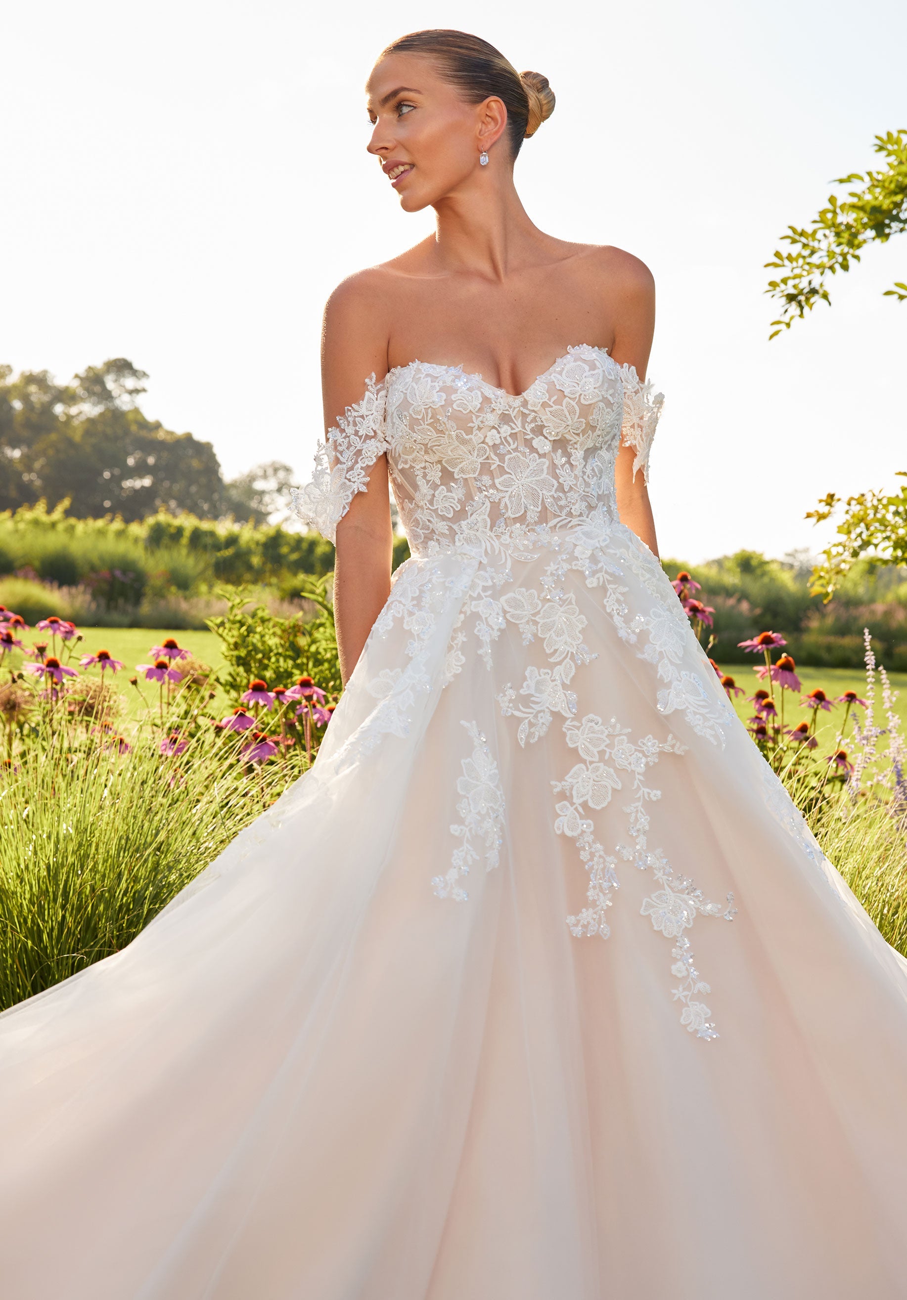 morilee-saoirse-brautkleid-ballkleid-mit-abnehmbaren-rmeln-wildflower-collection image 3