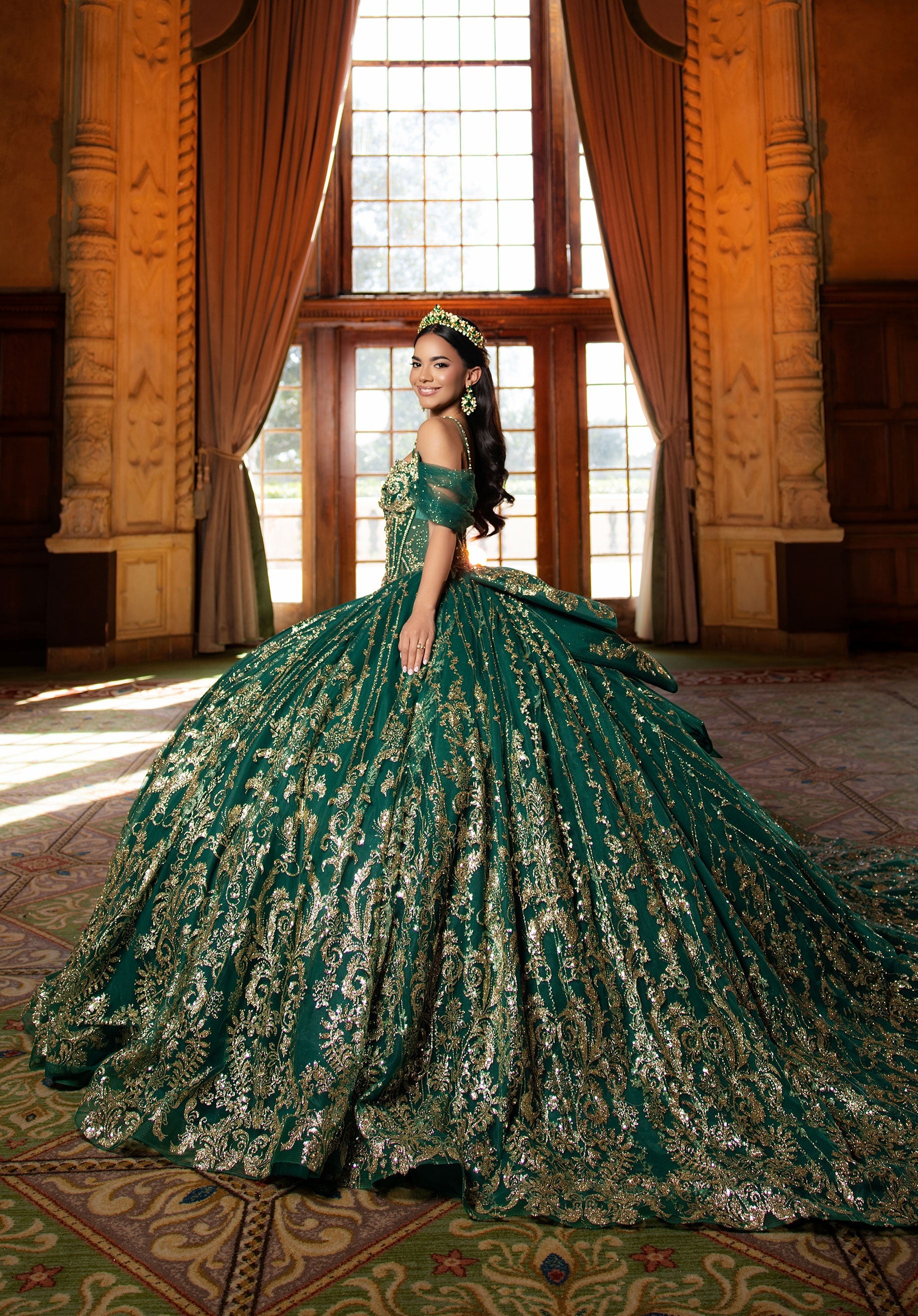 morilee-cynthia-quincea-era-kleid-mit-glitzer-t-llrock image 5