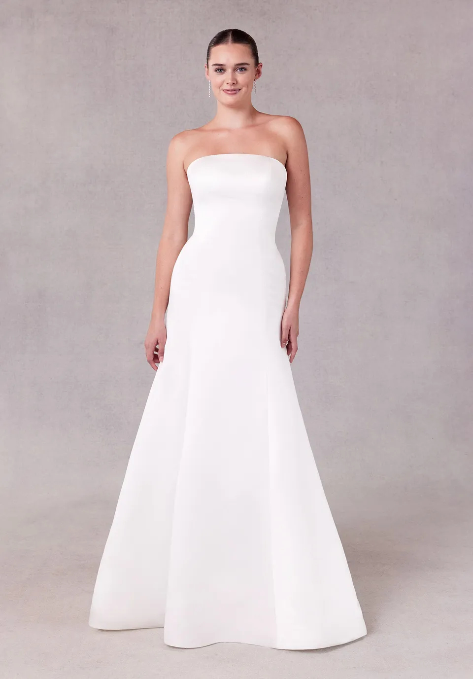 morilee-susanna-brautkleid-fit-and-flare-satin-mit-schleifenr-cken image 1
