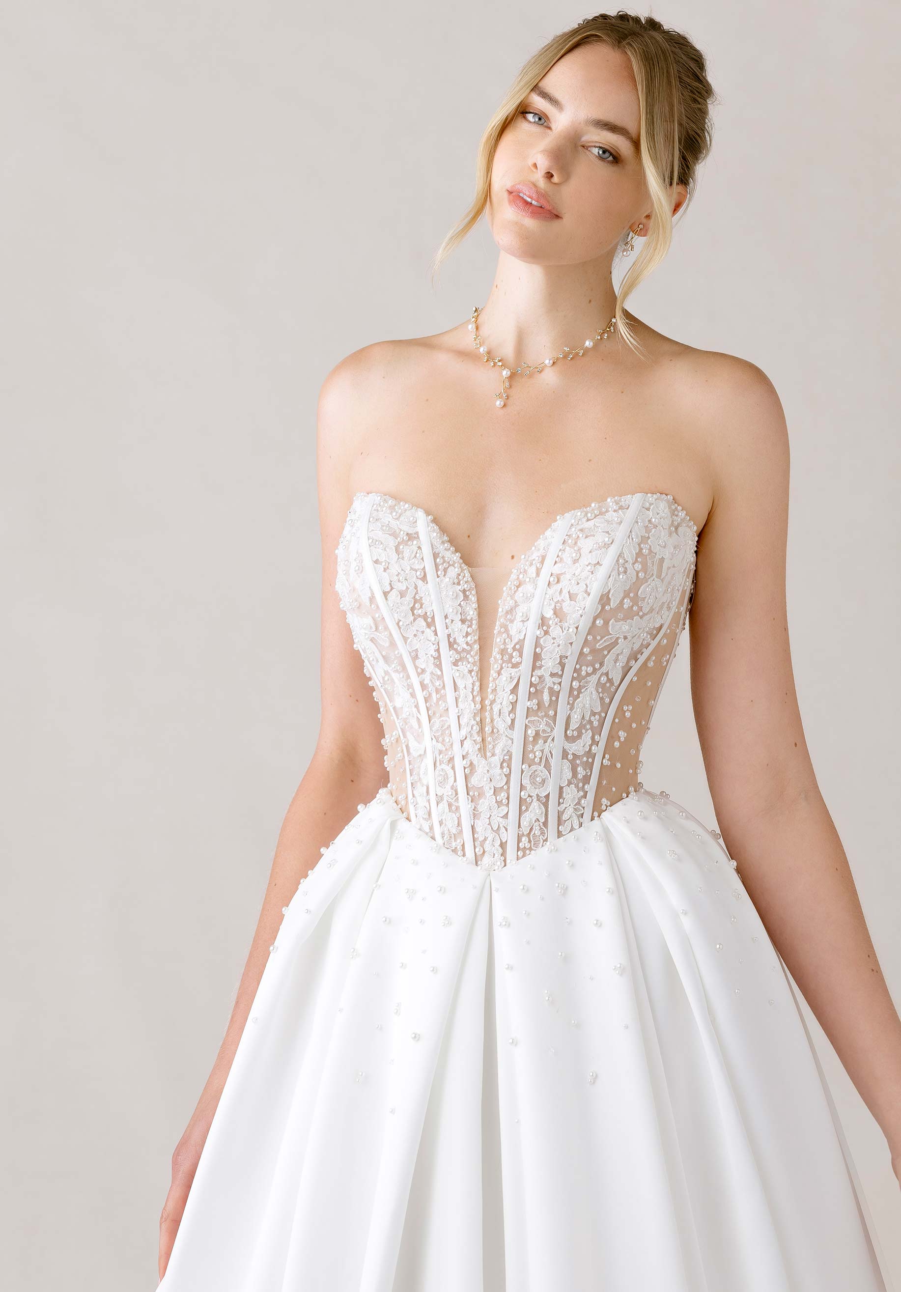 morilee-elowen-satin-ballkleid-hochzeitskleid image 2