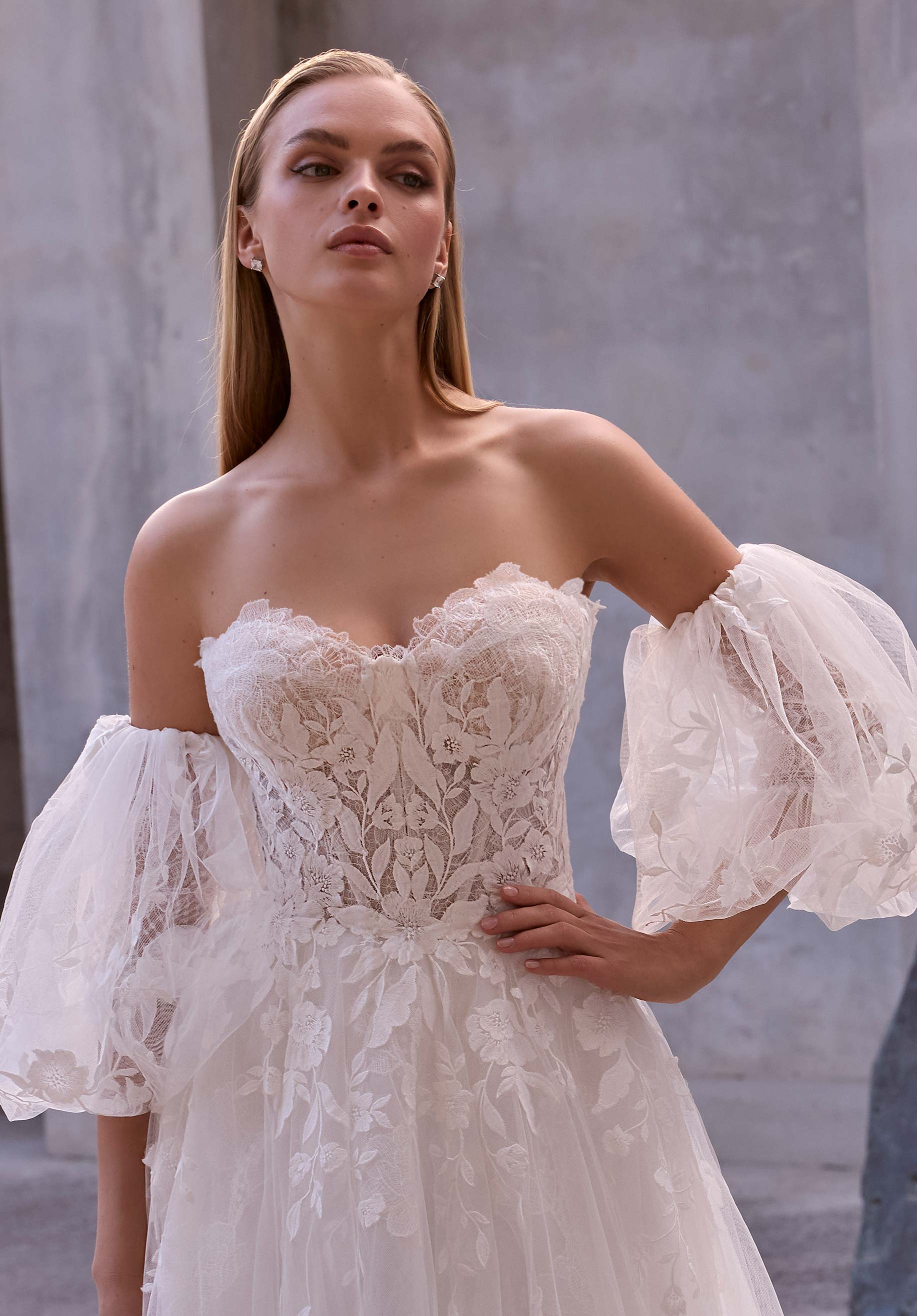 morilee-cordia-brautkleid-a-linie-strapless-mit-peplum-und-puff-rmel image 3