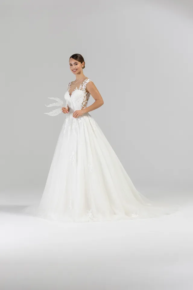eglantine-line-brautkleid-ivoire-wei-gr-34-74 image 1
