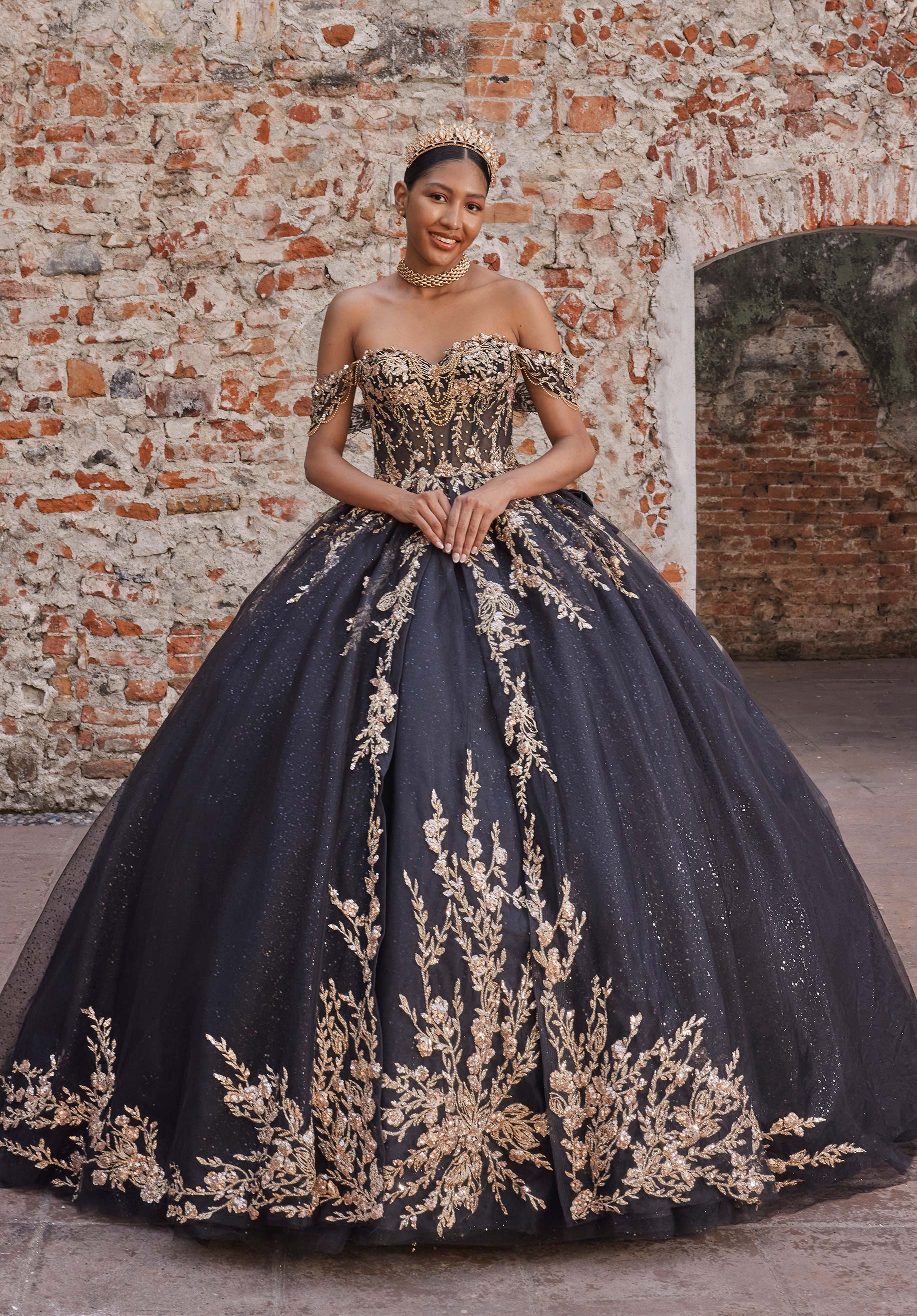 morilee-vizcaya-aliea-quincea-era-kleid-glitzert-ll image 1