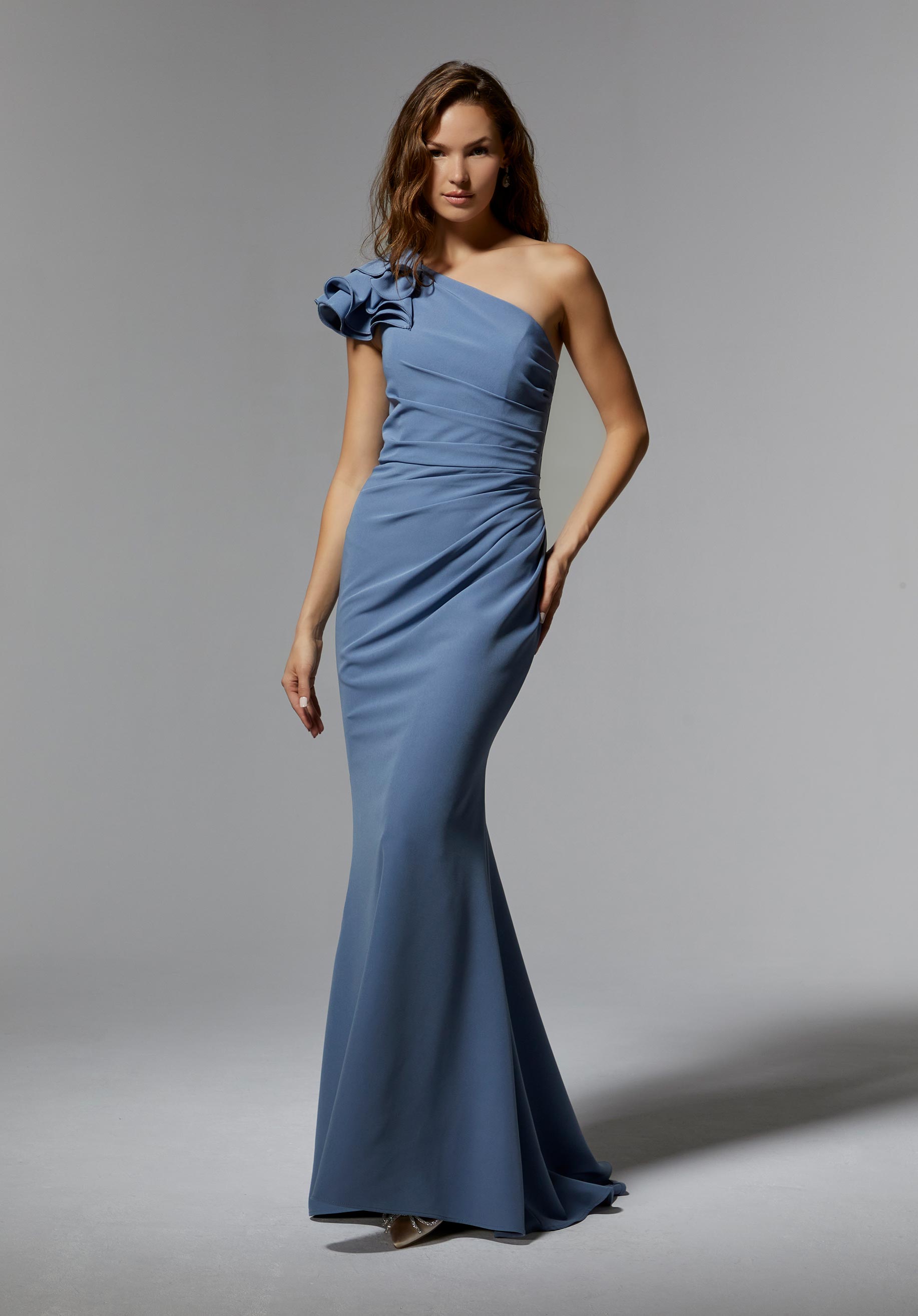 morilee-abendkleid-sheath-aus-stretch-crepe-mit-stola image 3