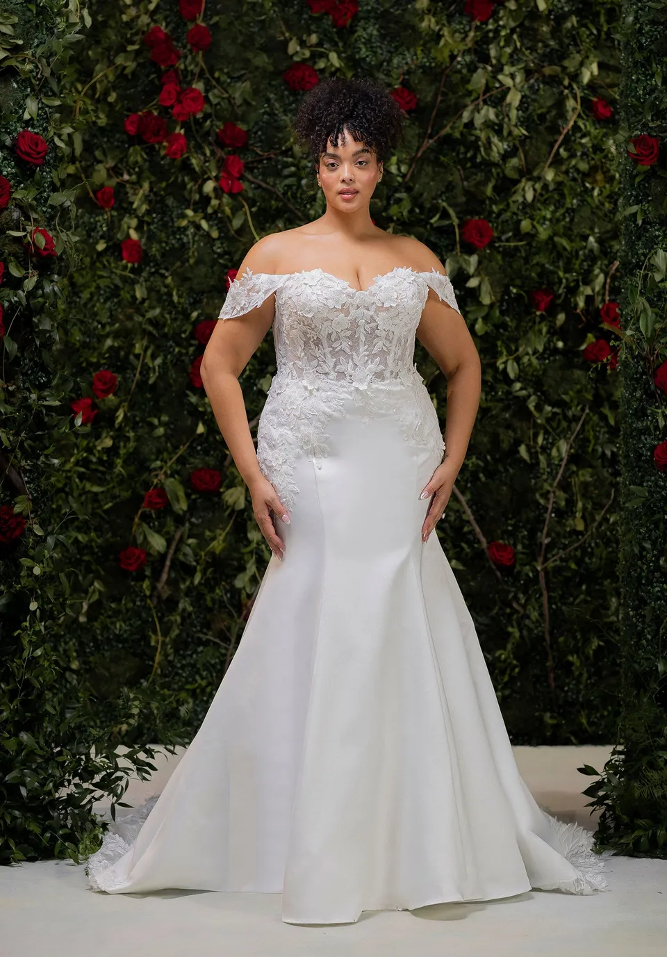 morilee-trixie-brautkleid-fit-flare-spitze-satin image 1