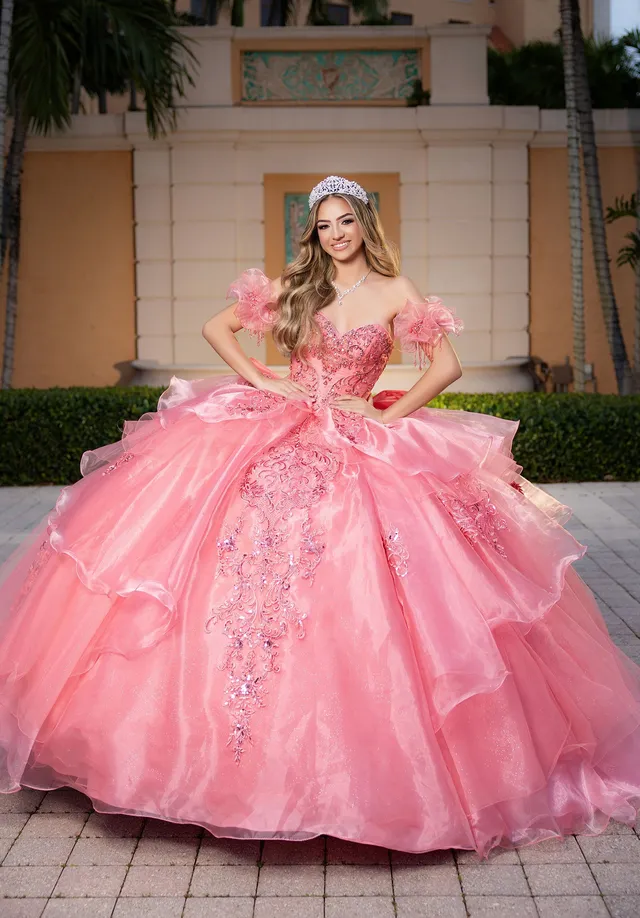 morilee-vizcaya-cristina-quincea-era-kleid-organza-ballkleid-mit-herz-bodice-und image 1