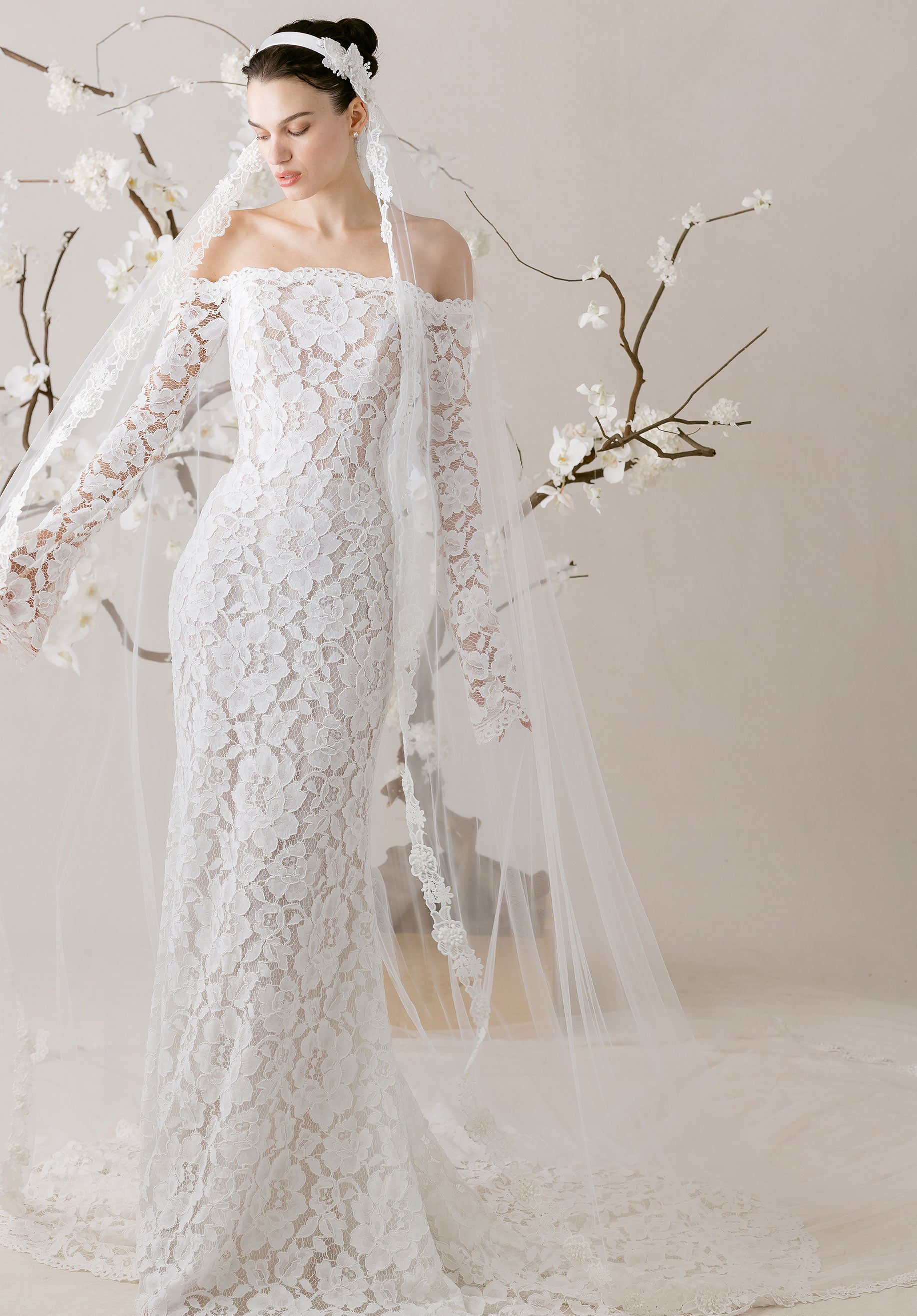 morilee-posy-brautkleid-mermaid-mit-langarm-und-peony-spitze image 8