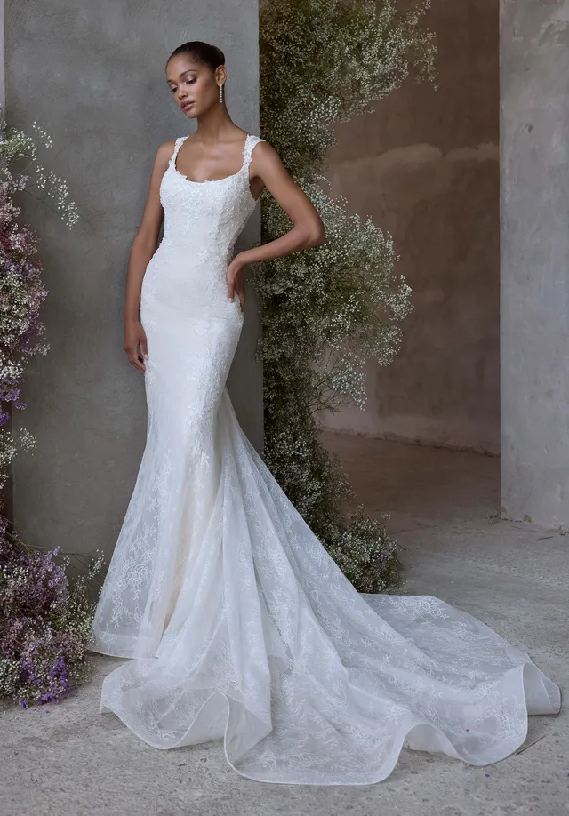 morilee-evangeline-brautkleid-chantilly-spitze-sheath image 1