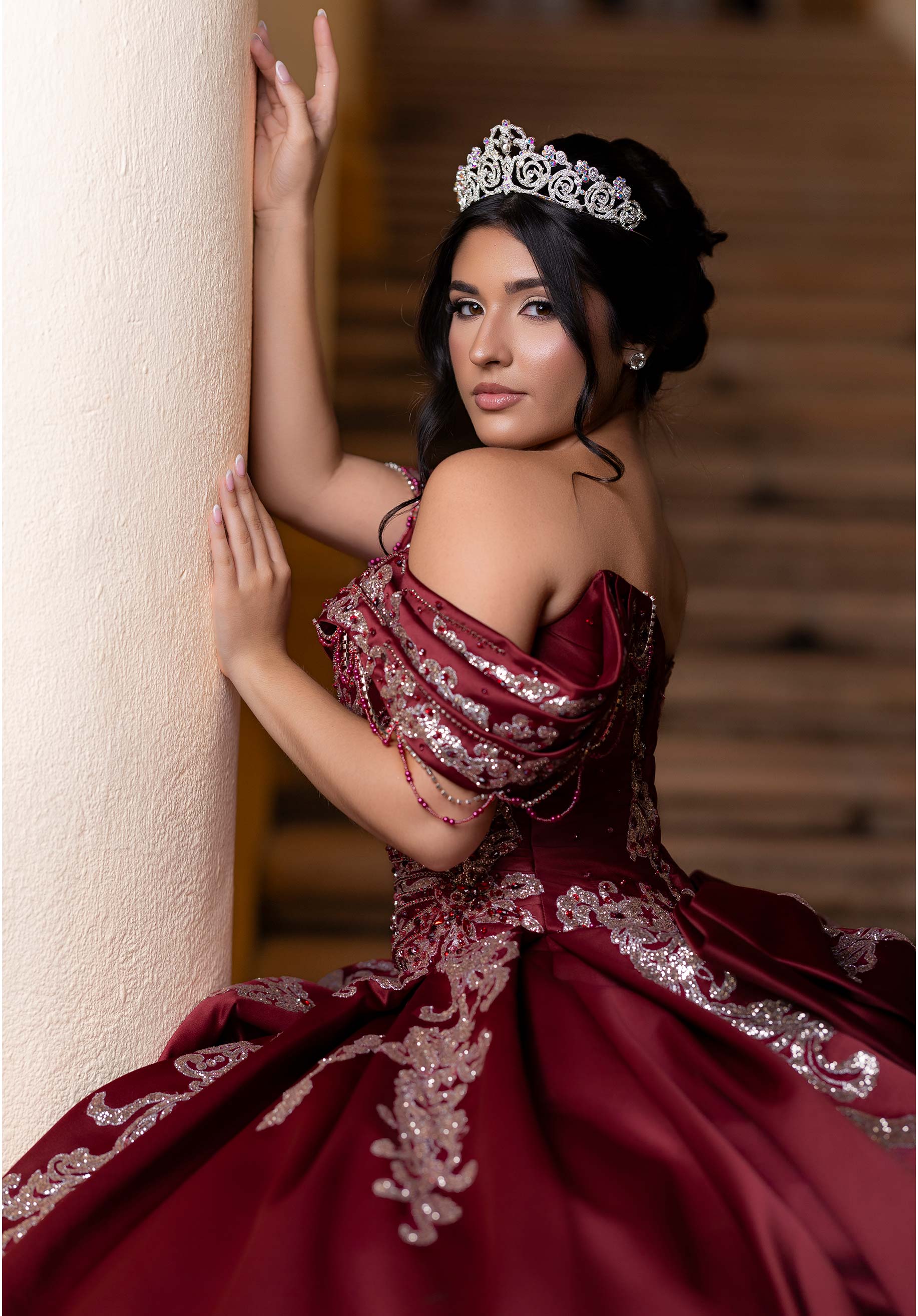 morilee-vizcaya-bree-quincea-era-kleid-satin-ballkleid-mit-schleife image 2