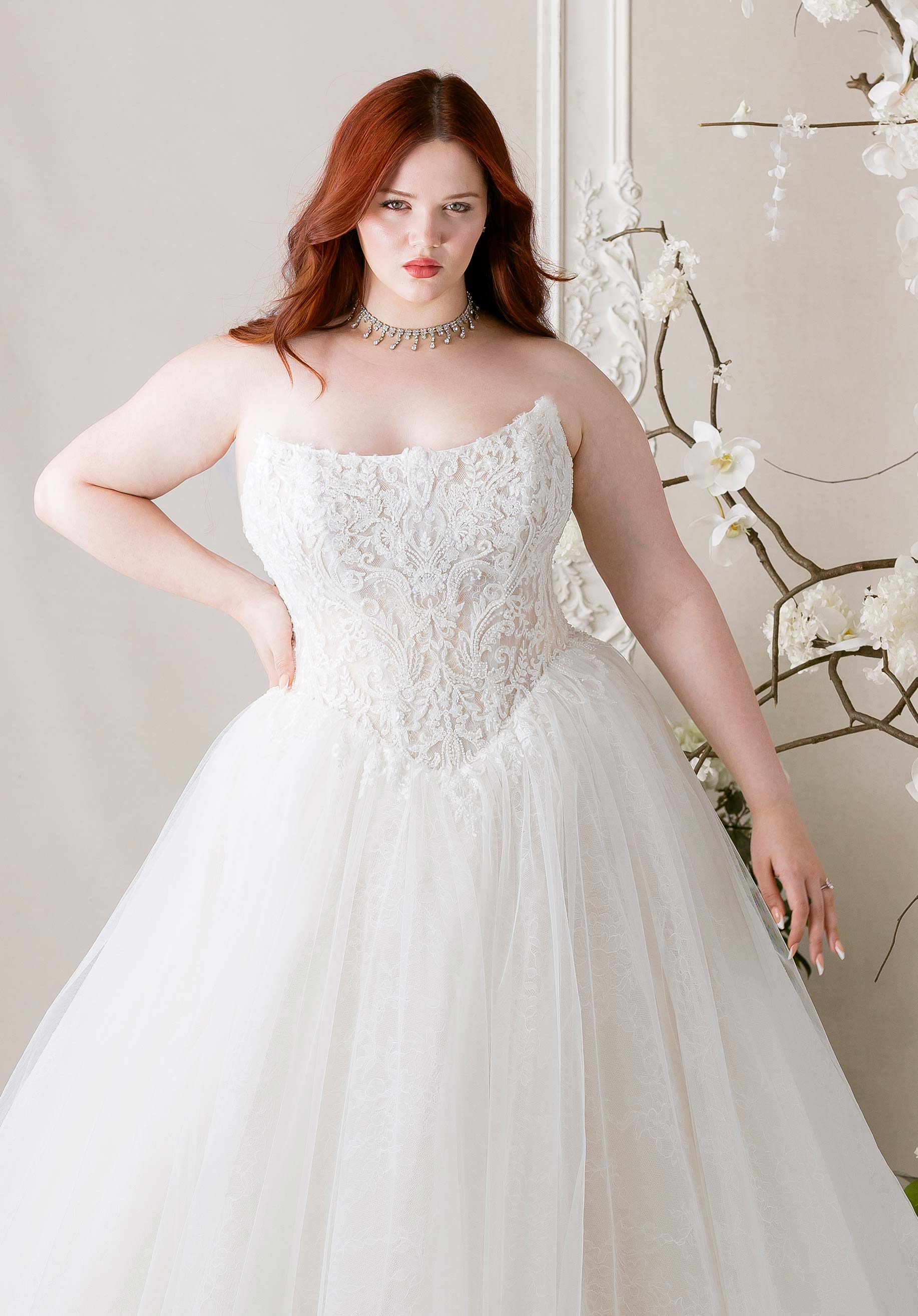 morilee-meli-a-linie-brautkleid image 2