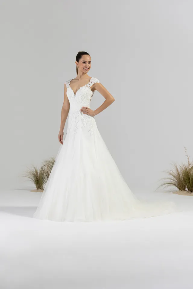 eglantine-laurier-brautkleid-ivoire-blanc-gr-34-70 image 1