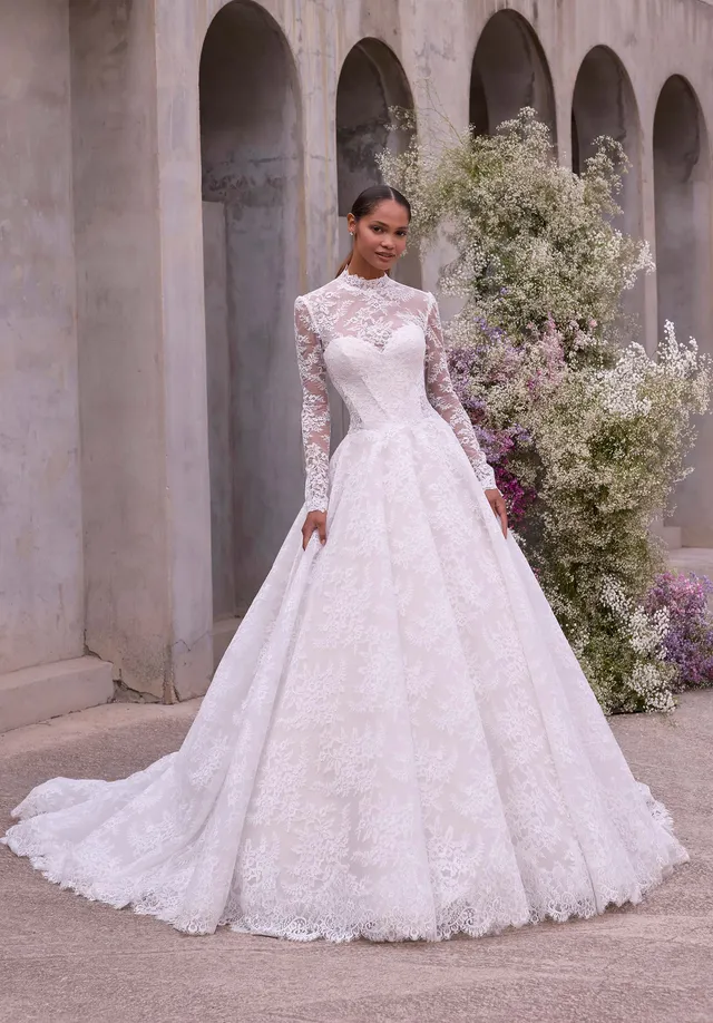 morilee-cupid-brautkleid-ballkleid-sweetheart-mit-abnehmbarem-spitzen-top image 1