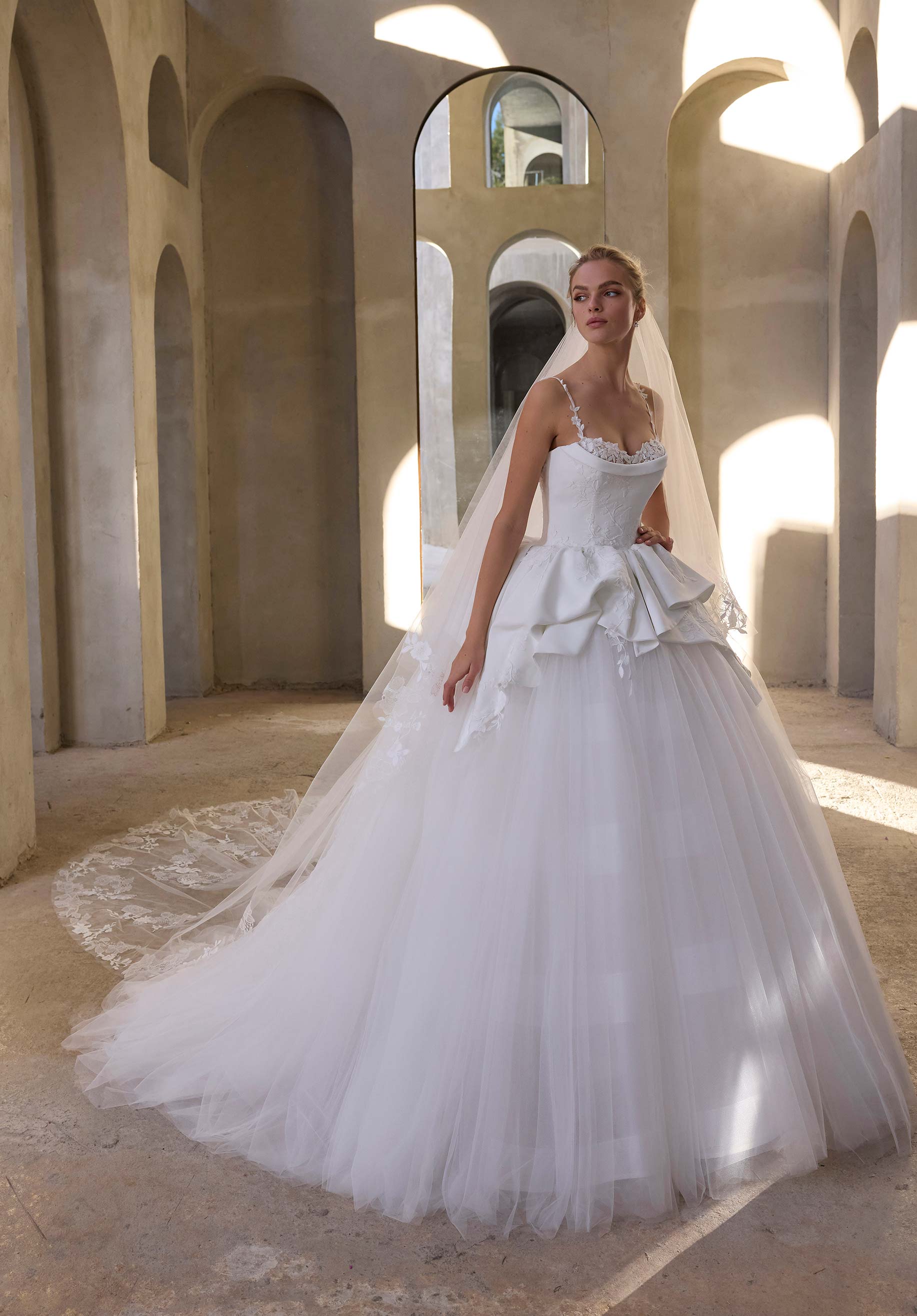 morilee-liliah-brautkleid-t-ll-ballkleid-floral image 3