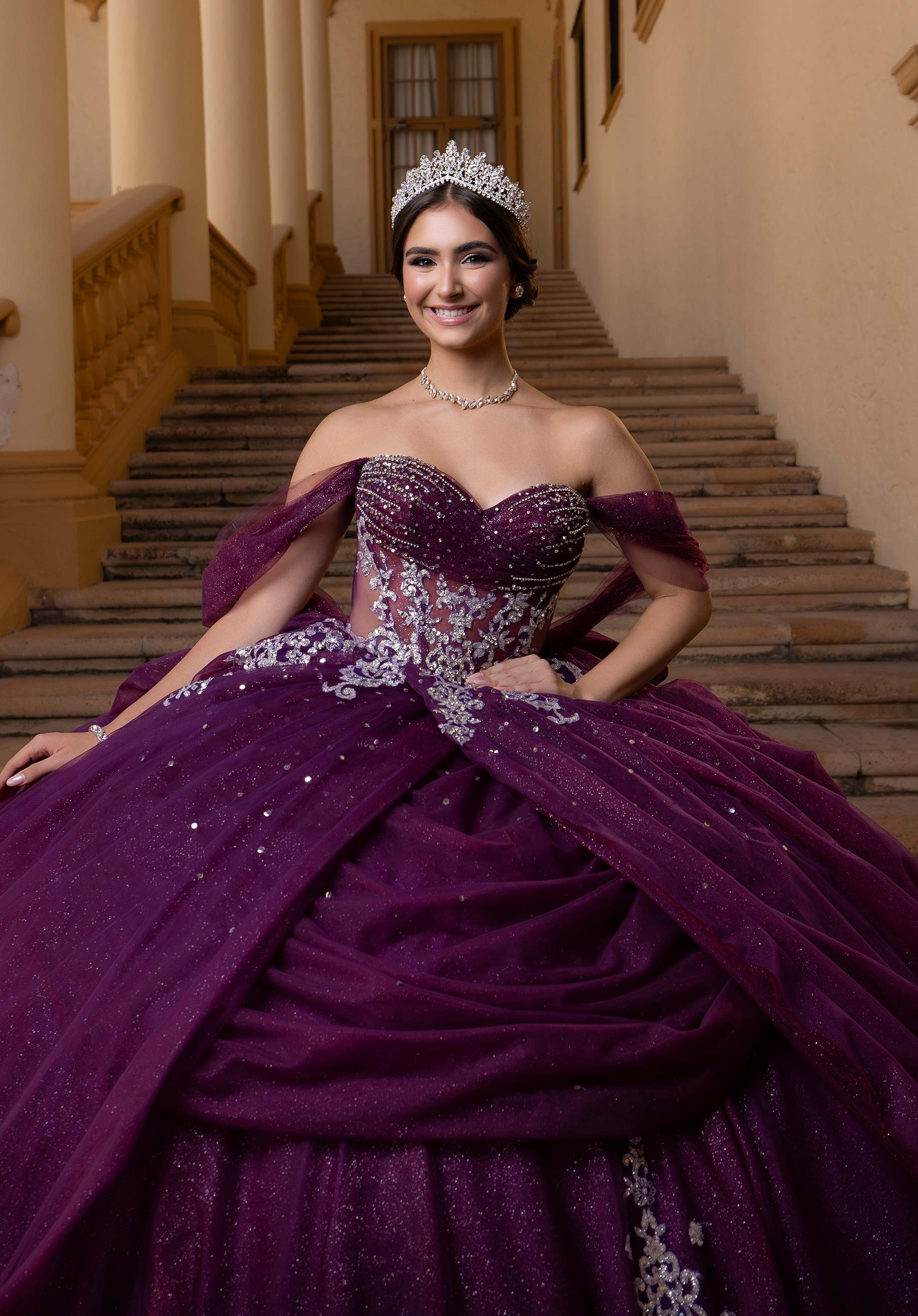 morilee-bailey-quincea-era-ballkleid-glitzer-t-ll image 2