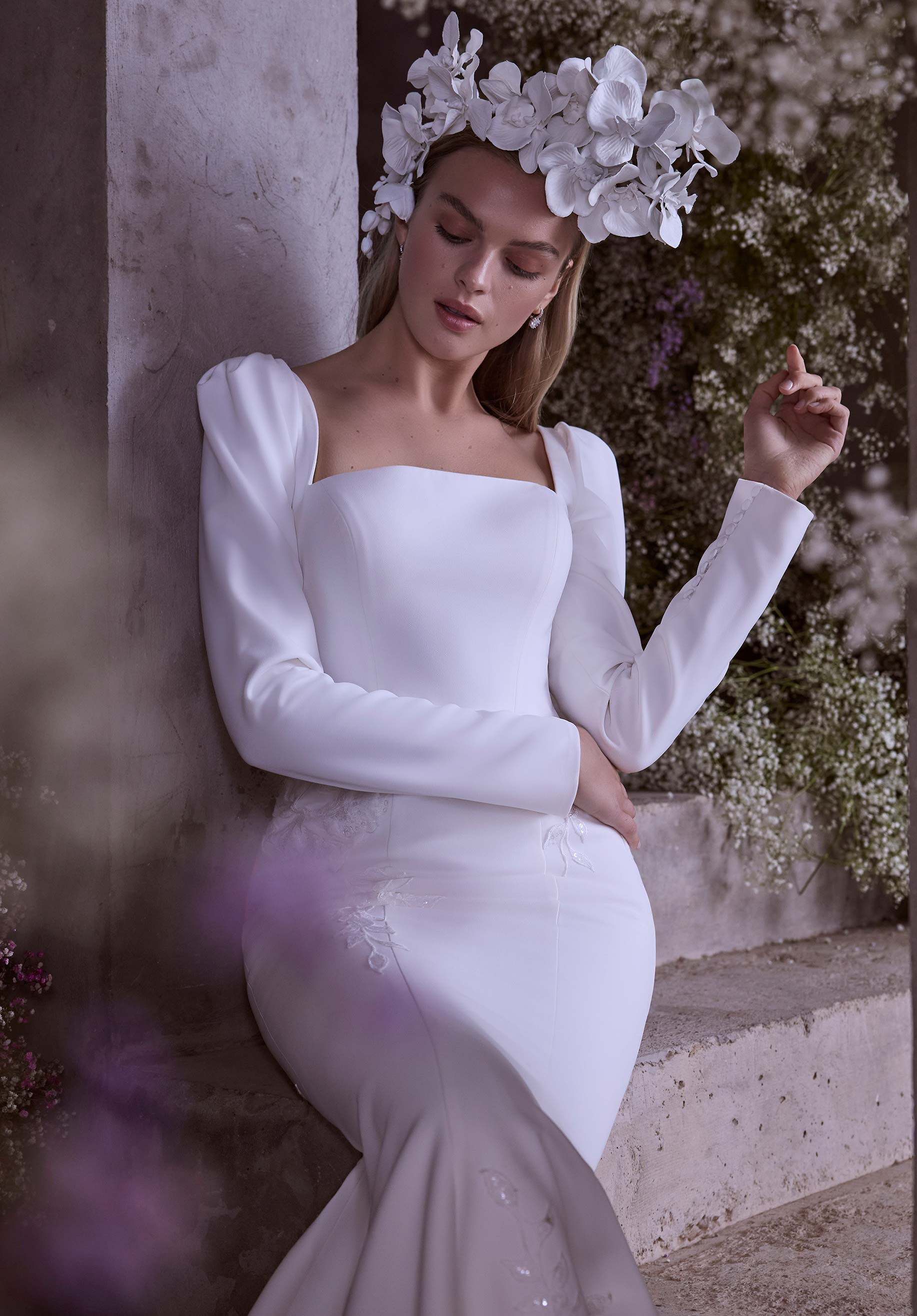morilee-zephira-fit-and-flare-brautkleid-mit-berrock image 2