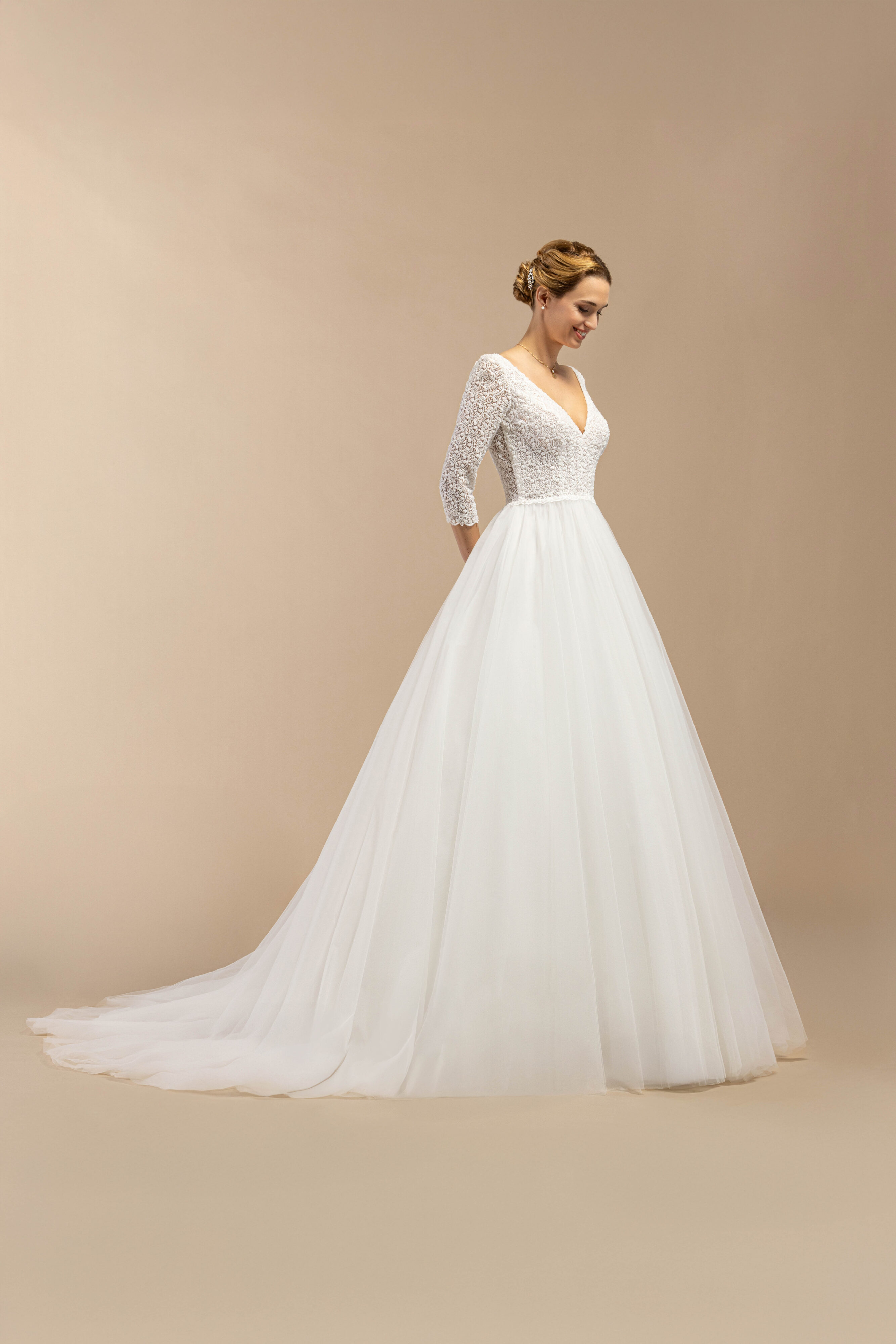 eglantine-billie-brautkleid-ivoire-wei-gr-34-74 image 1