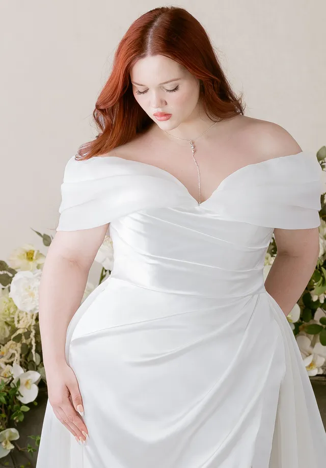 morilee-portrait-organza-bolero-off-shoulder-mit-rmeln image 1