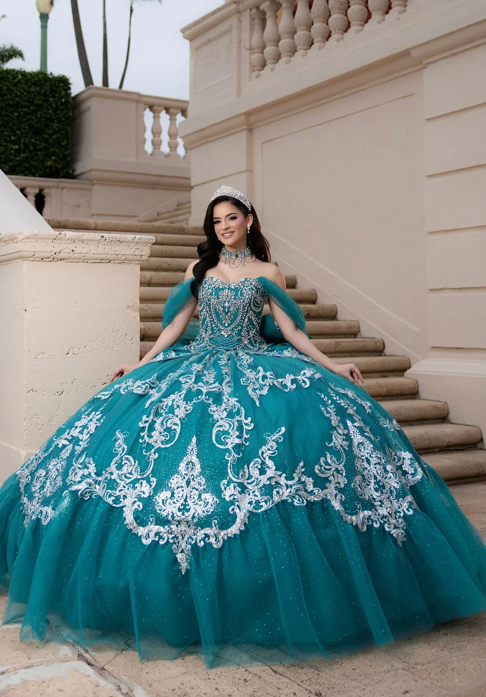morilee-cassia-quincea-era-ballkleid-mit-glitzert-ll image 1