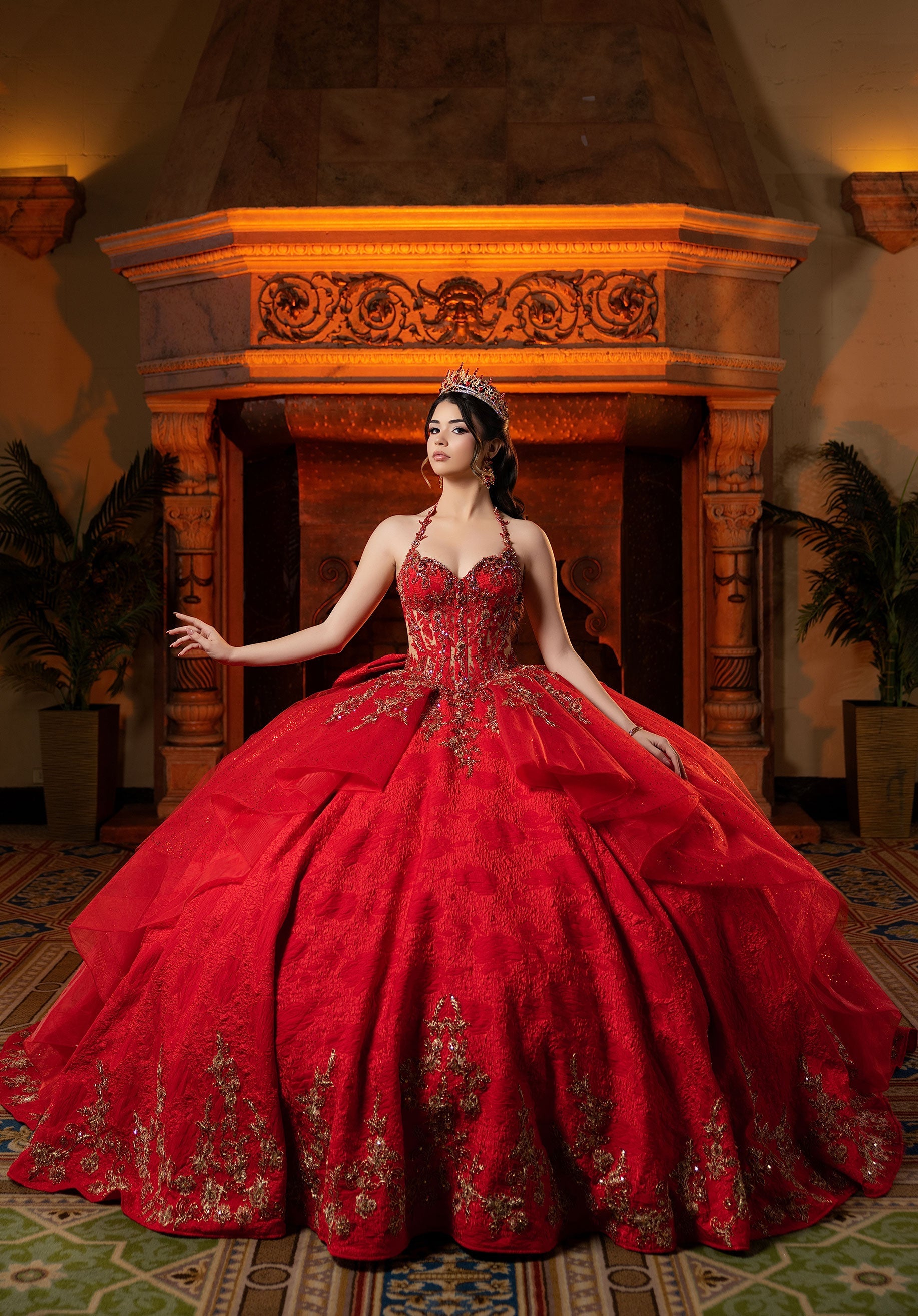 morilee-chantal-quincea-era-kleid-halter-korsett-mit-r-schen-berrock image 5