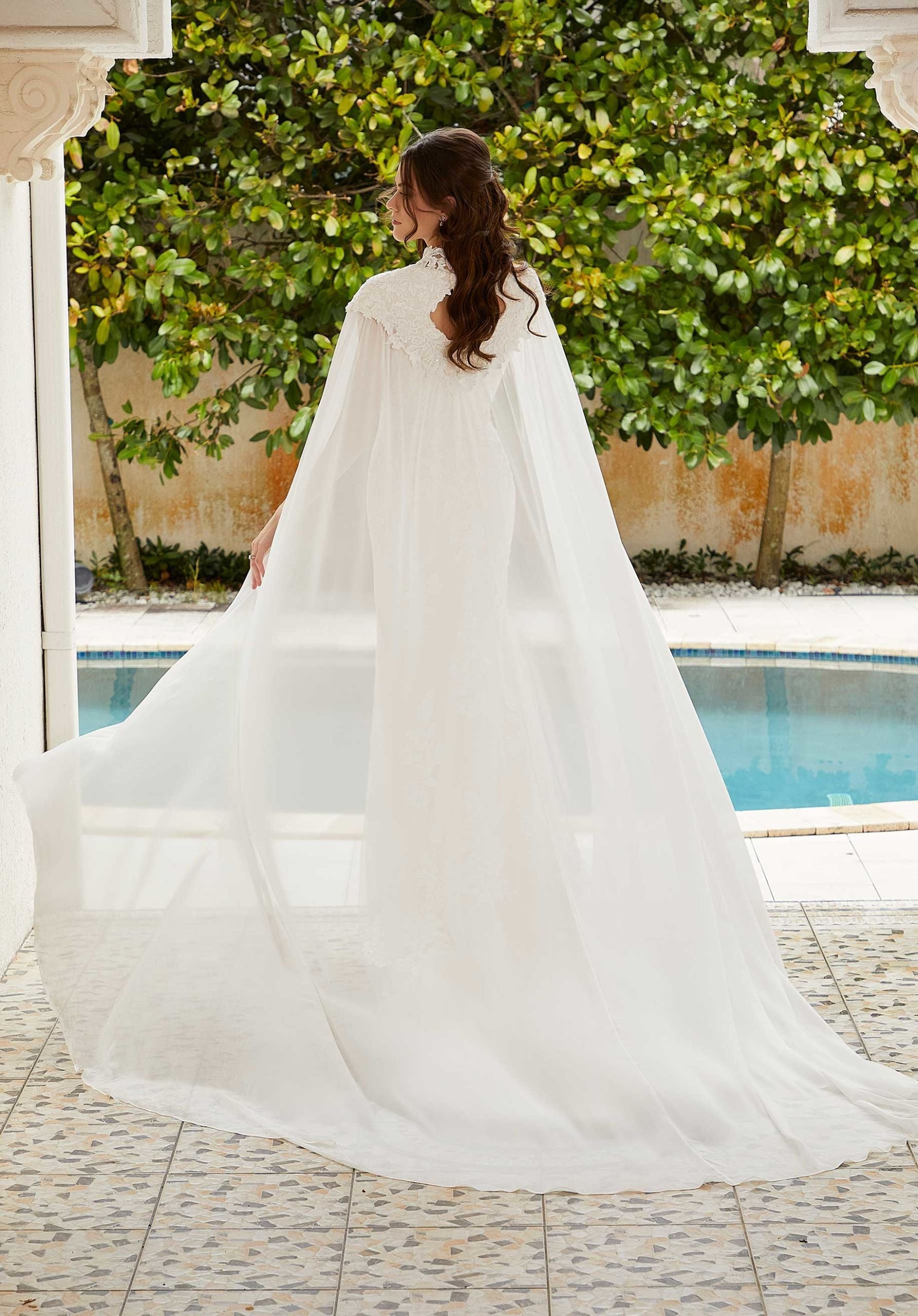 morilee-chiffon-cape-brautcape-f-r-kleid image 2