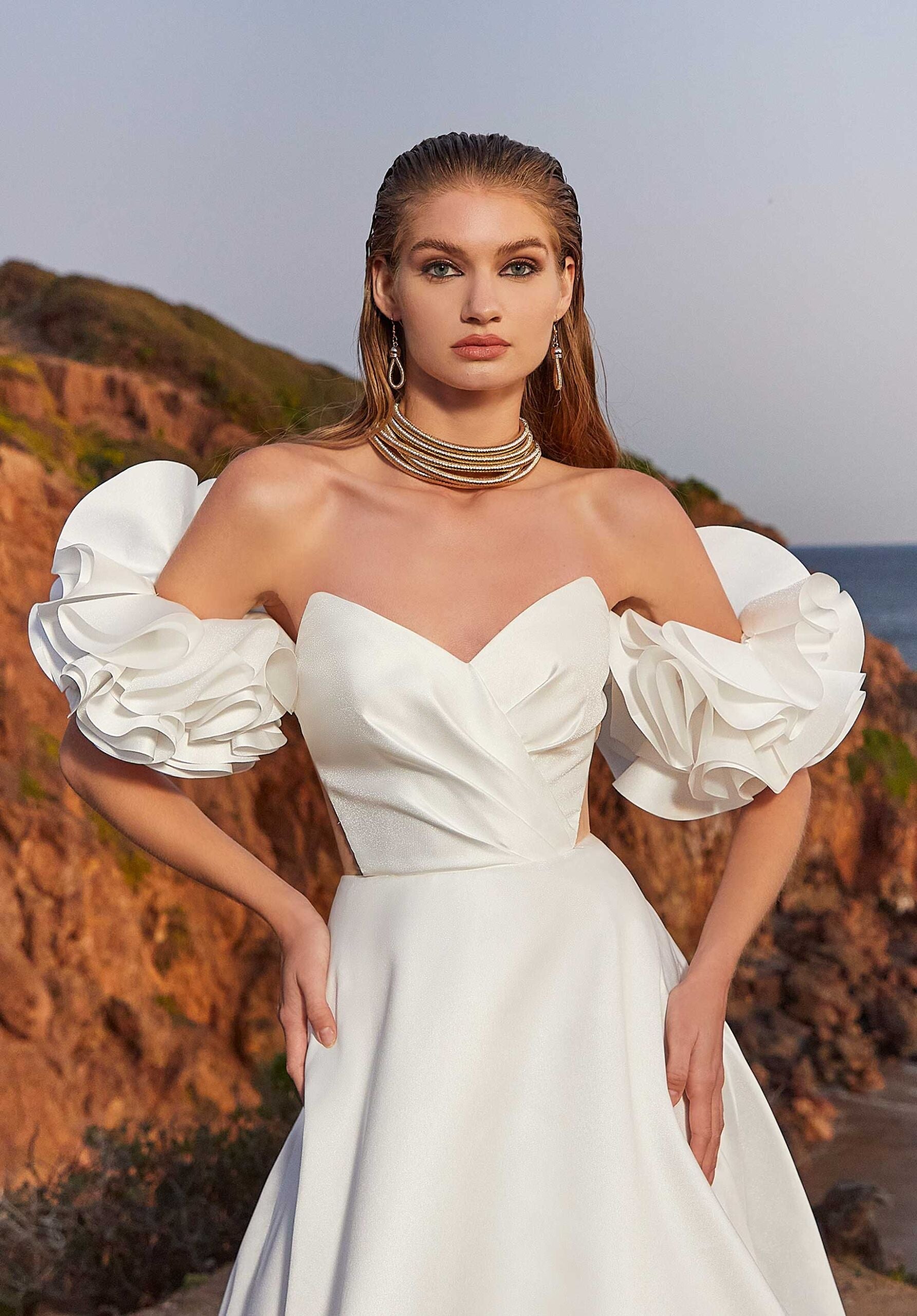 morilee-r-schen-rmel-off-shoulder-f-r-brautkleid image 1