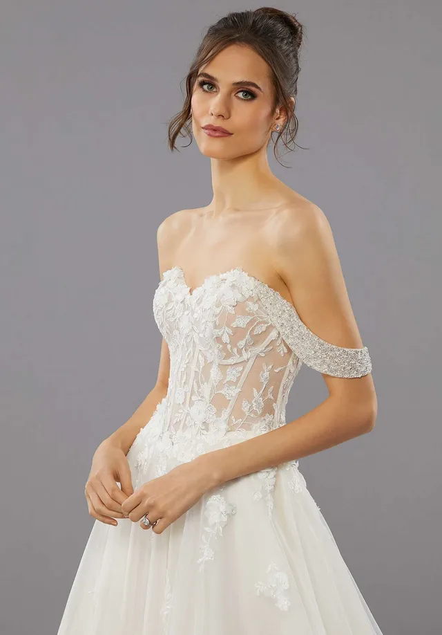 morilee-crystal-and-pearl-beaded-rmel-aus-netz image 1