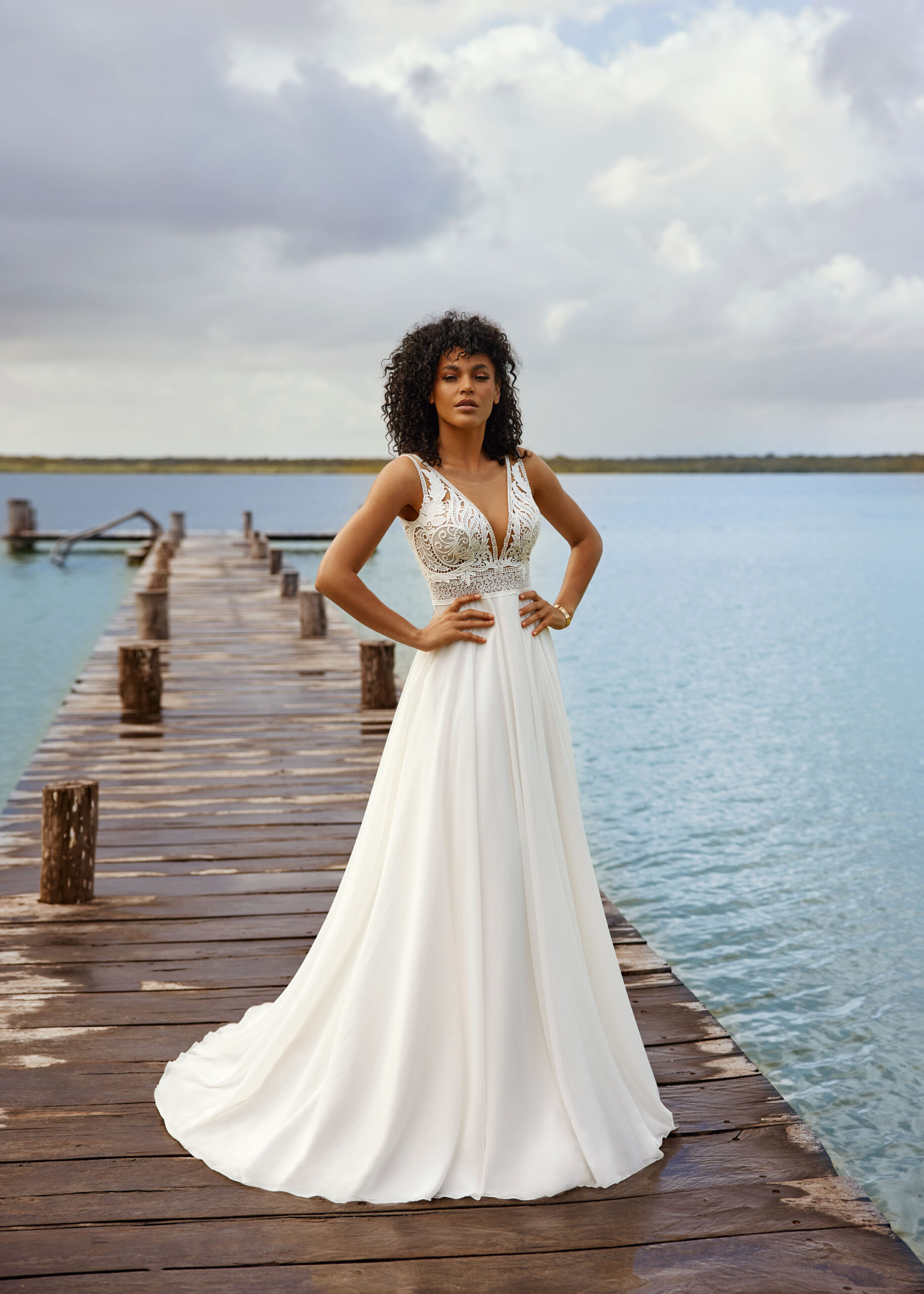 gbs-herve-paris-bridal-tartane-brautkleid-vintage-collection image 1