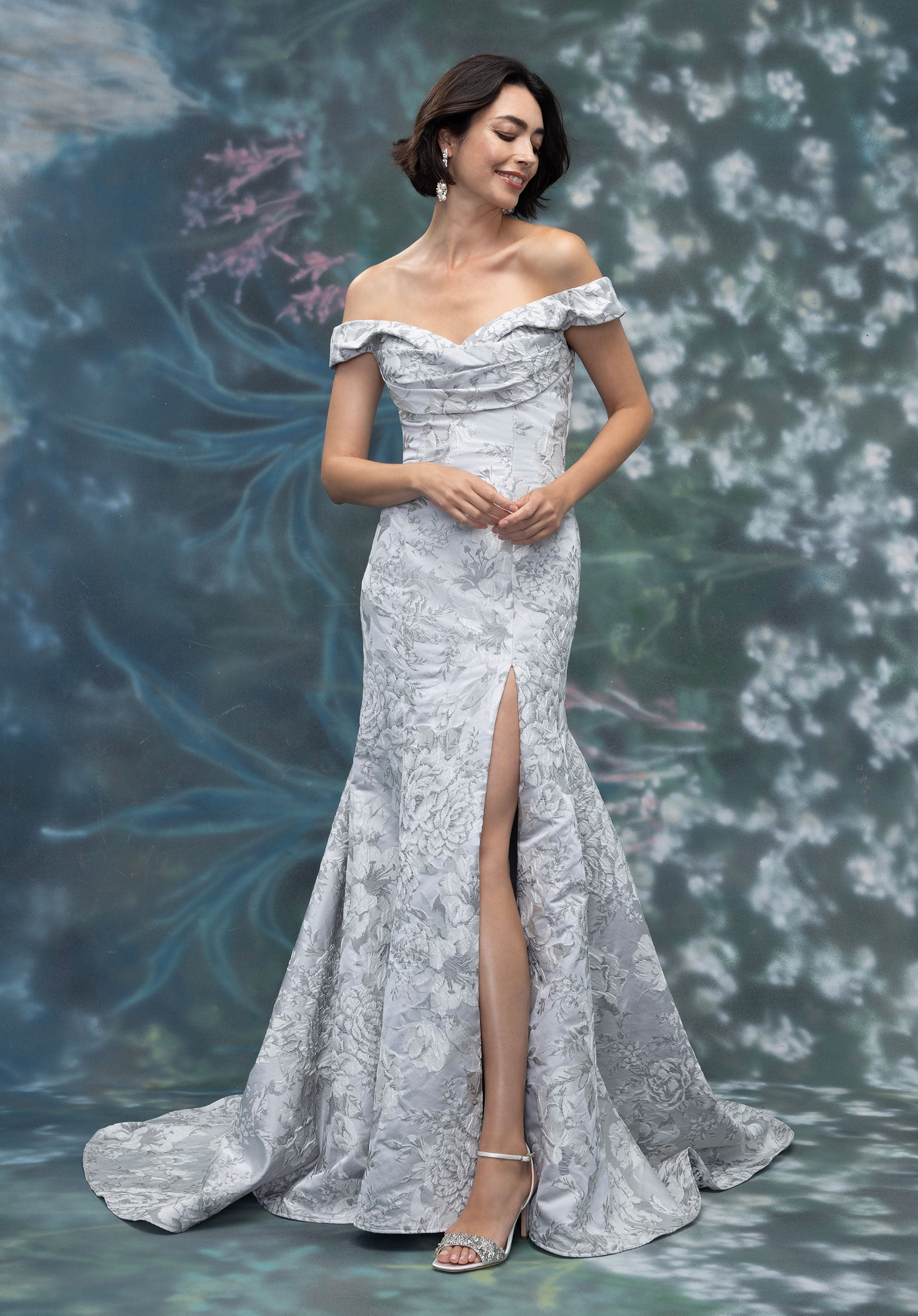 morilee-brokat-mermaid-abendkleid-off-shoulder image 1