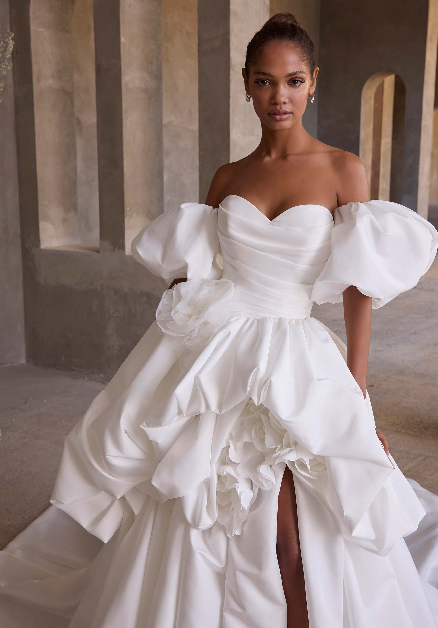 morilee-nereida-brautkleid-taft-ballkleid-mit-bubble-rock image 2